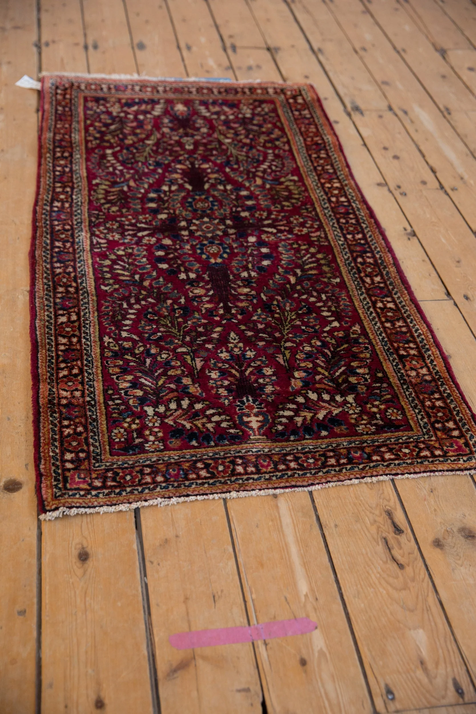 2.5x5 Vintage Fine American Sarouk Rug Runner - Image 3