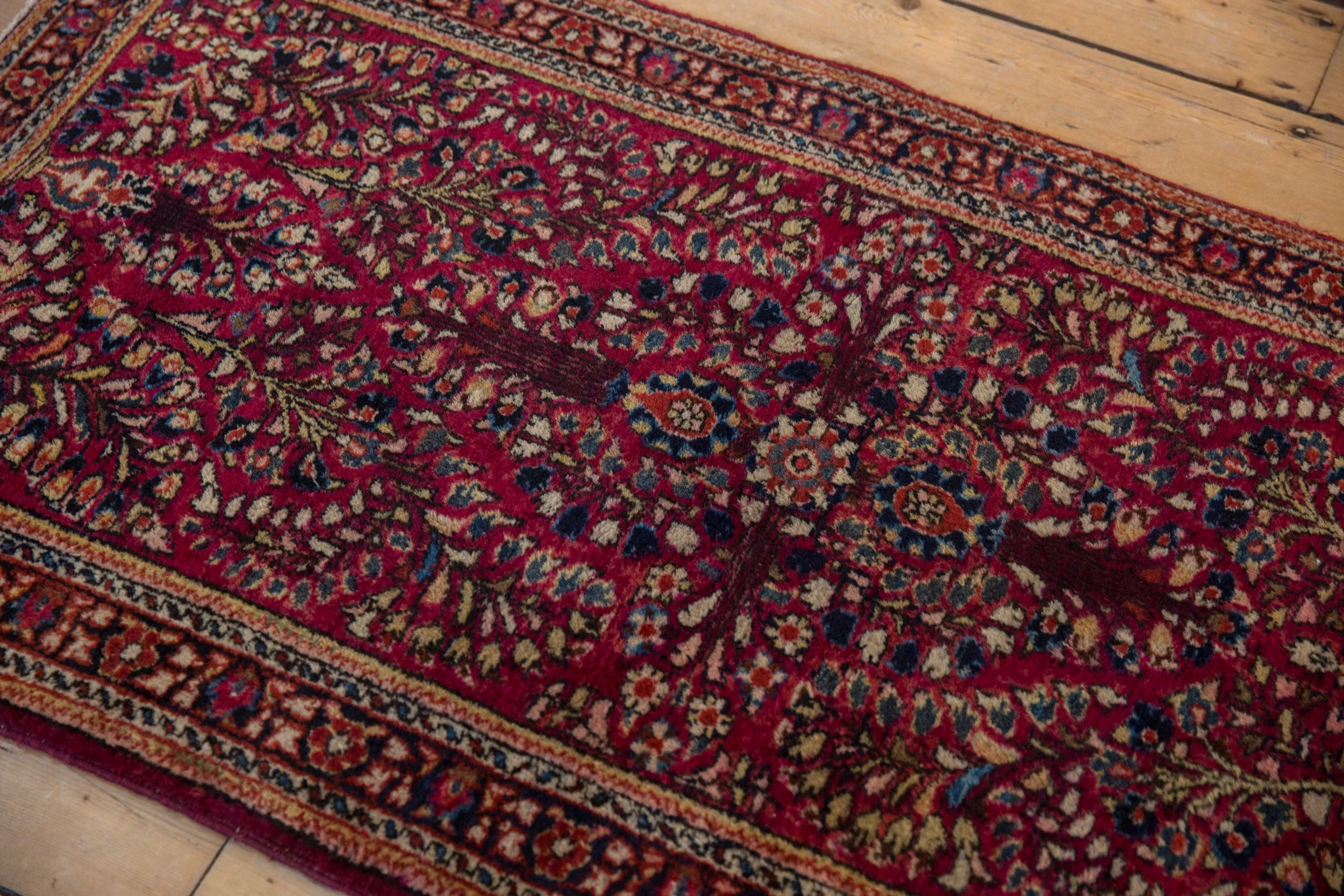 2.5x5 Vintage Fine American Sarouk Rug Runner - Image 5