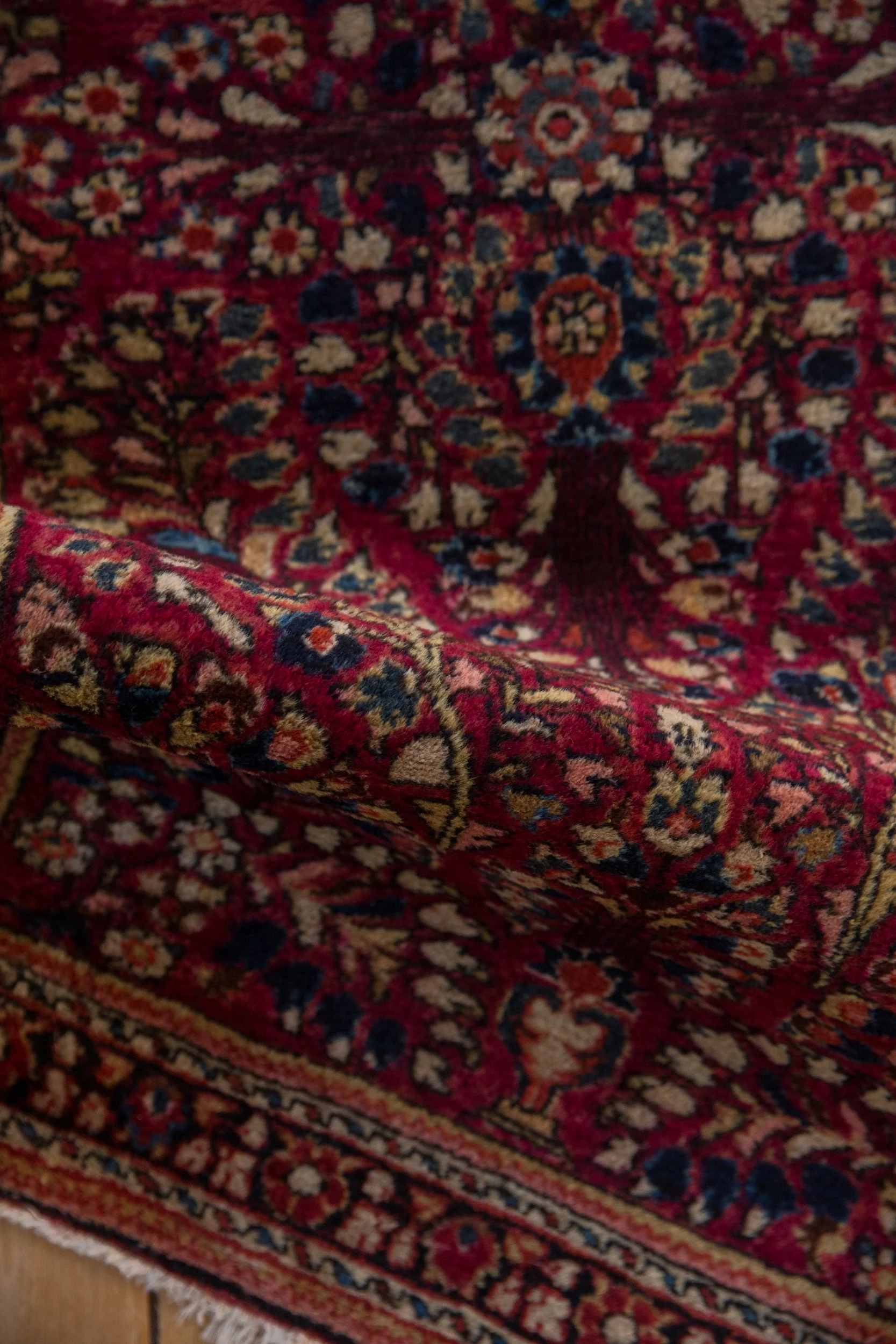 2.5x5 Vintage Fine American Sarouk Rug Runner - Image 6