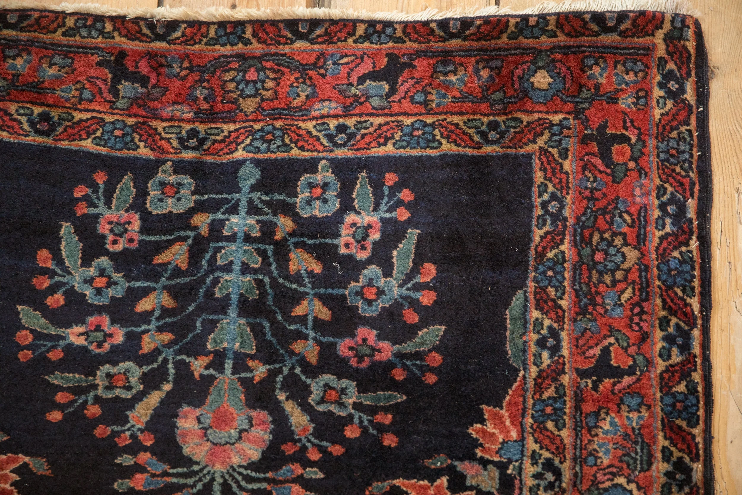 2.5x5 Vintage Fine Sarouk Rug Runner - Image 3