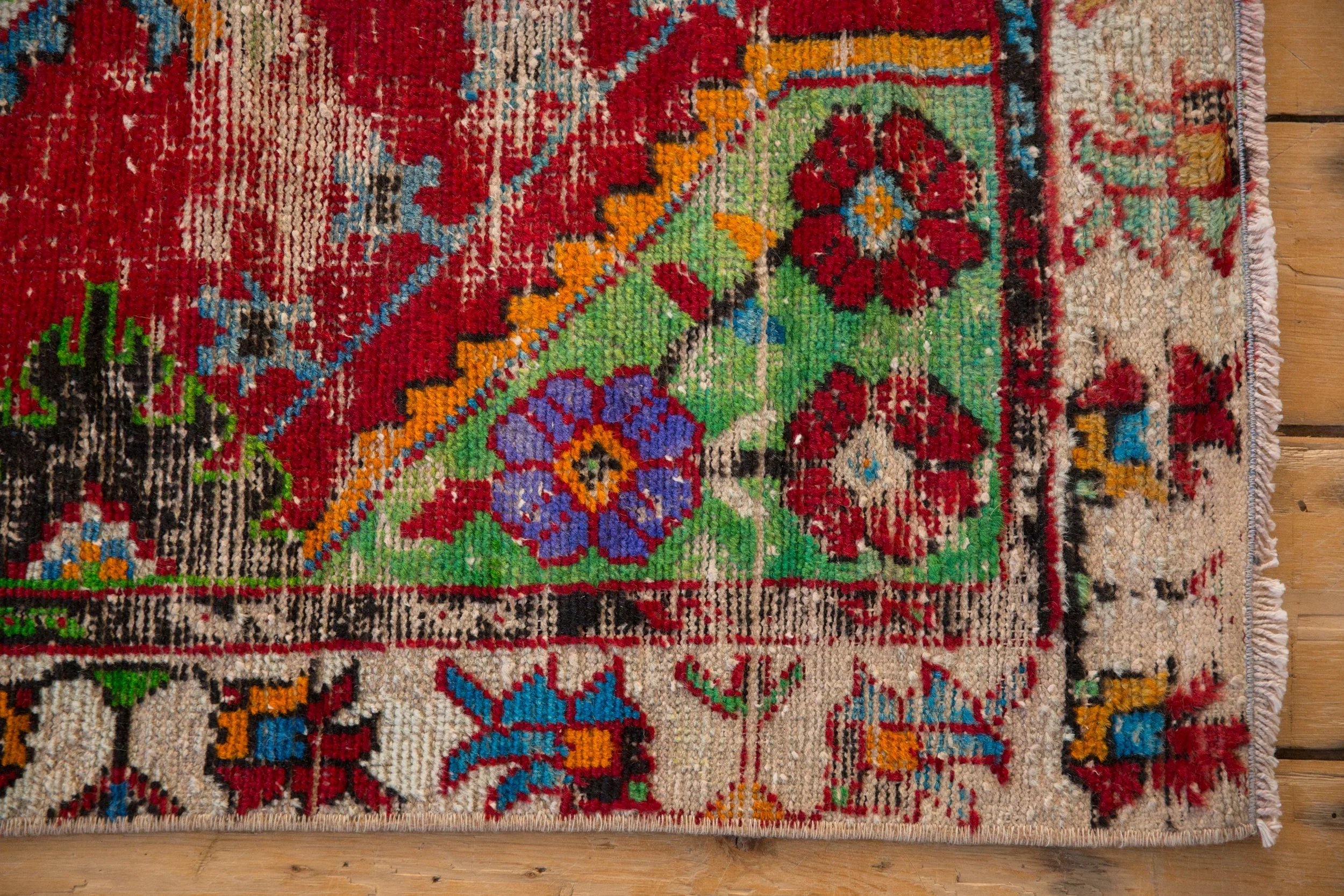 2.5x5 Vintage Oushak Rug Runner - Image 3