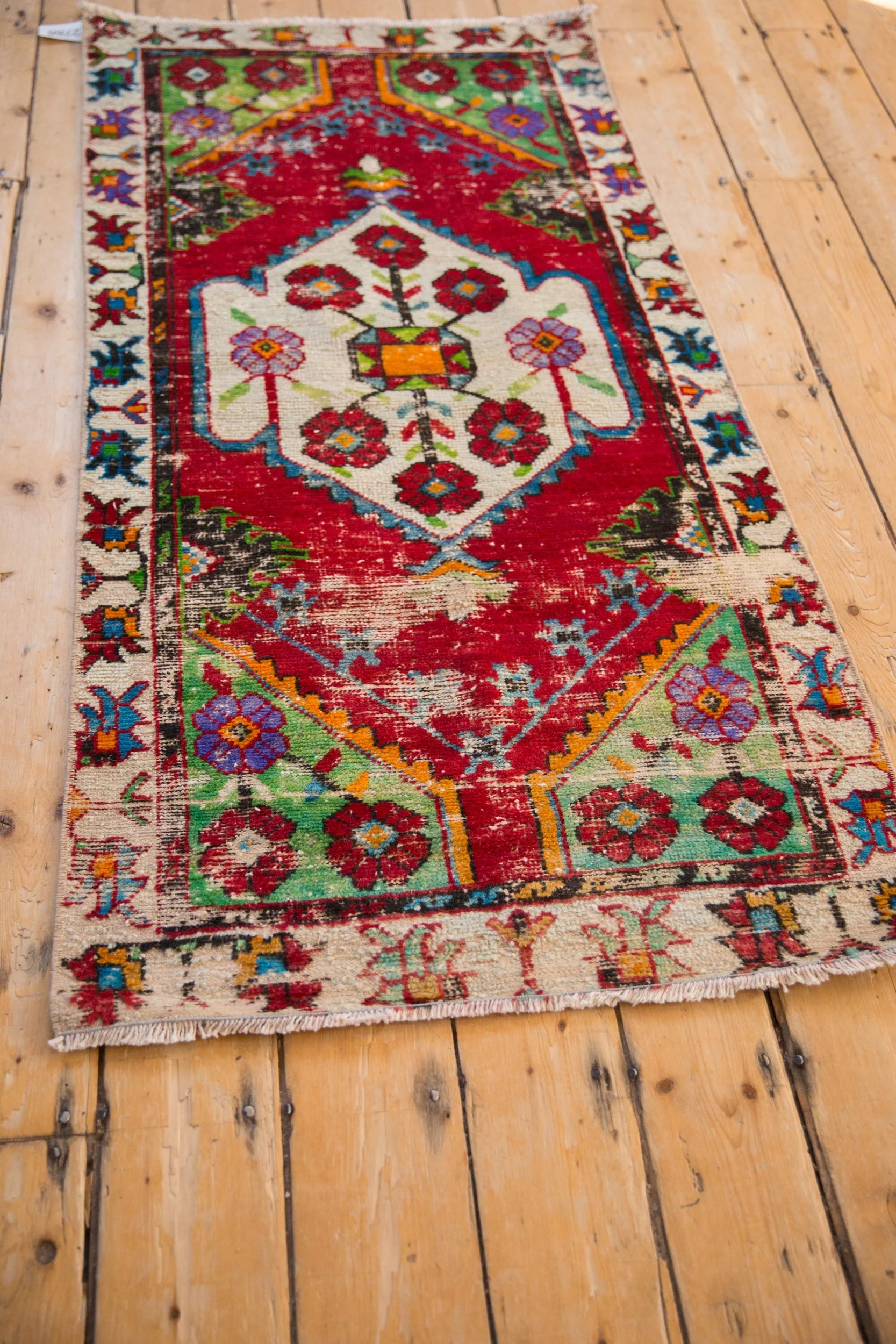 2.5x5 Vintage Oushak Rug Runner - Image 4