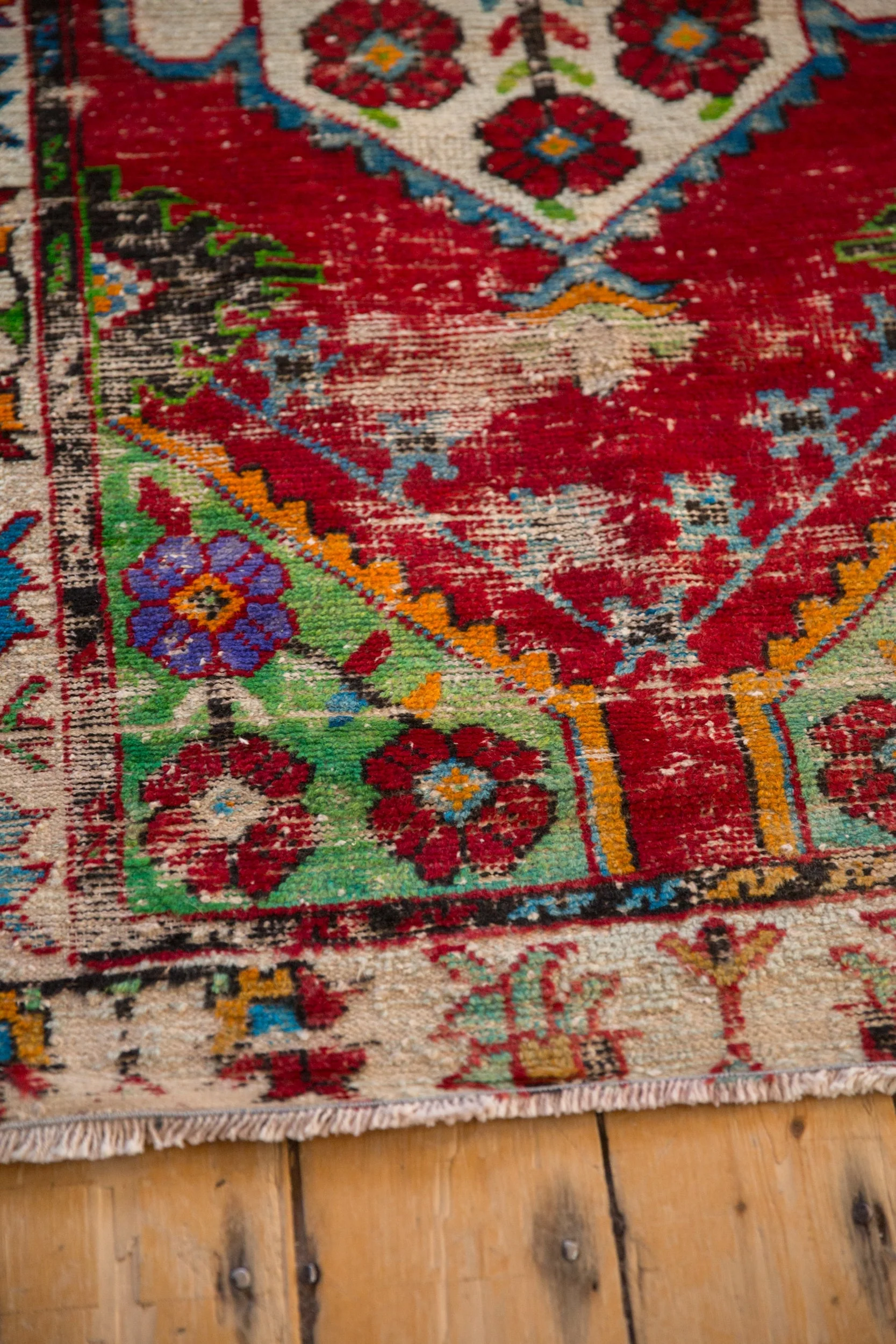 2.5x5 Vintage Oushak Rug Runner - Image 5