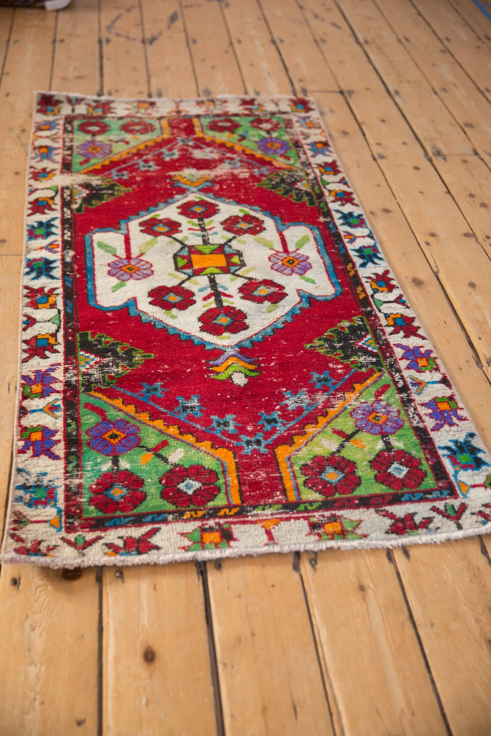 2.5x5 Vintage Oushak Rug Runner - Image 6