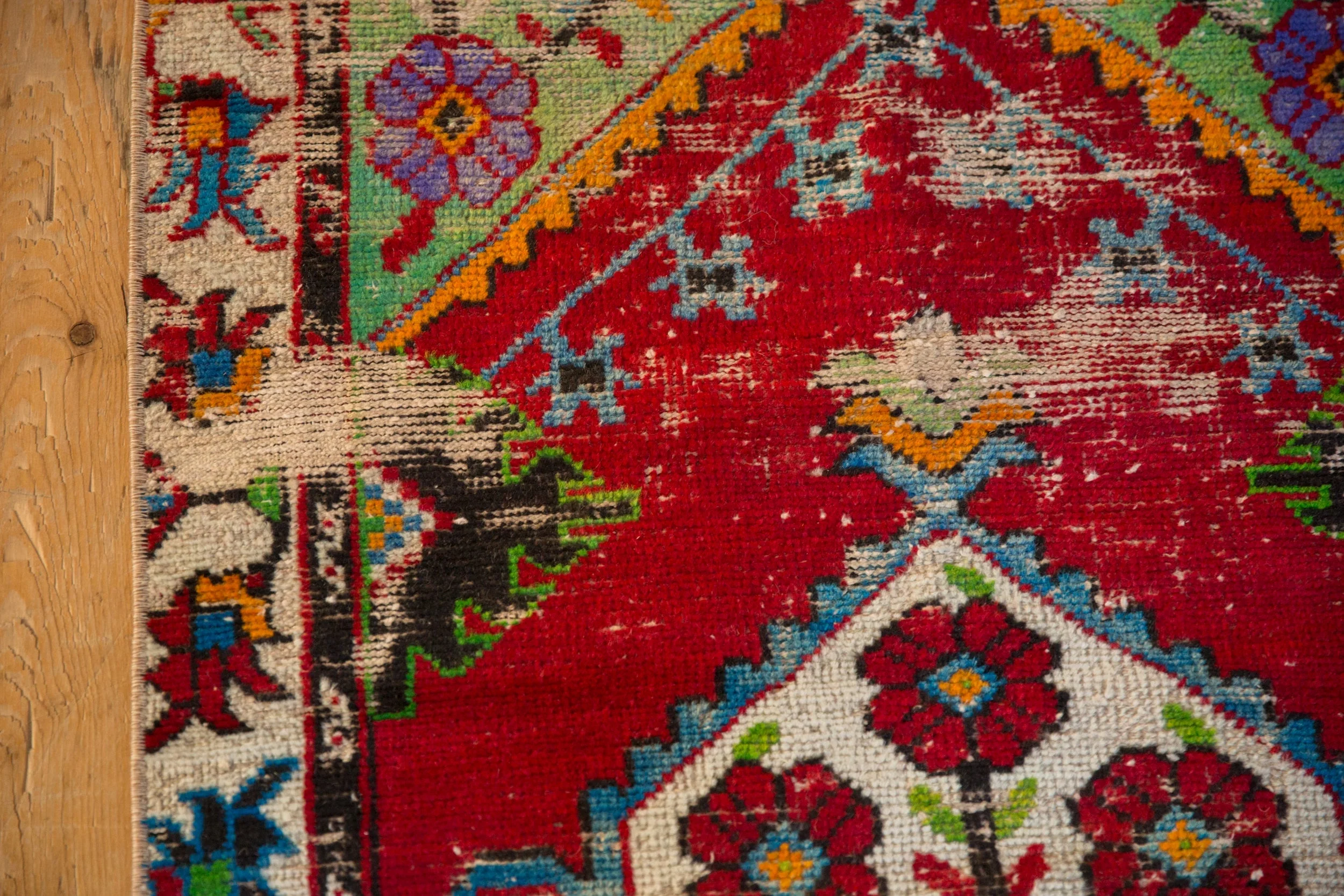 2.5x5 Vintage Oushak Rug Runner - Image 7