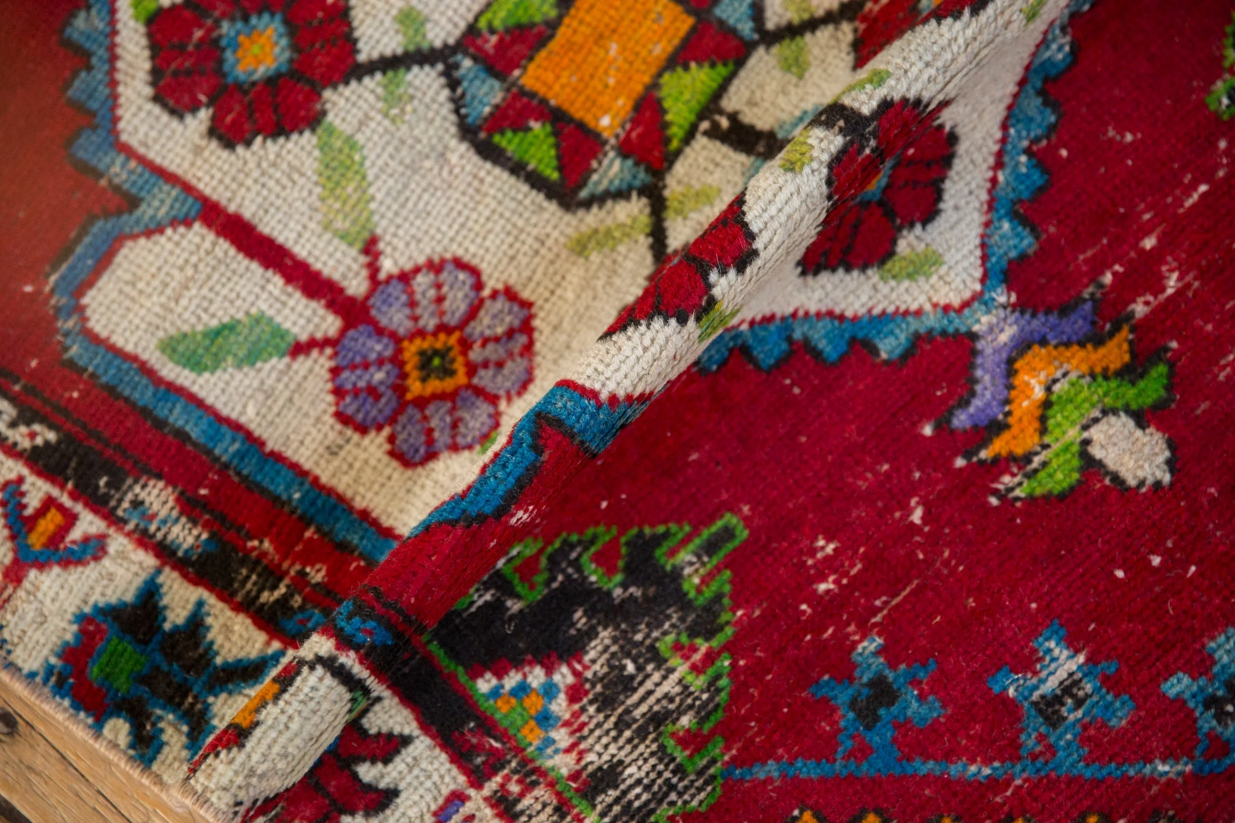 2.5x5 Vintage Oushak Rug Runner - Image 8