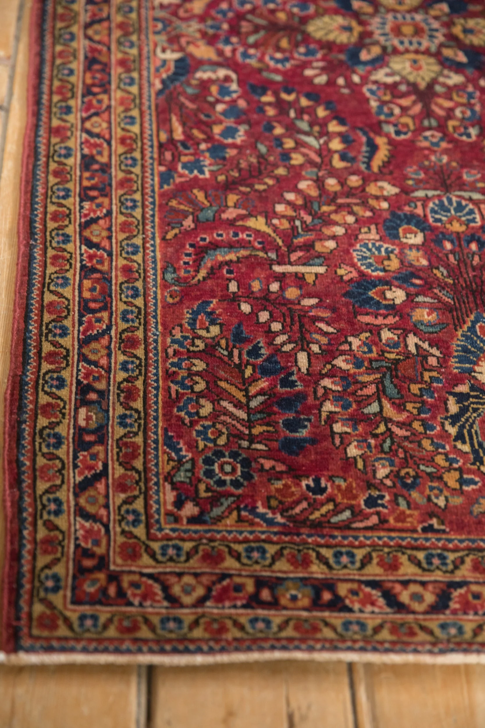 2.5x5 Vintage Sarouk Rug Runner - Image 5