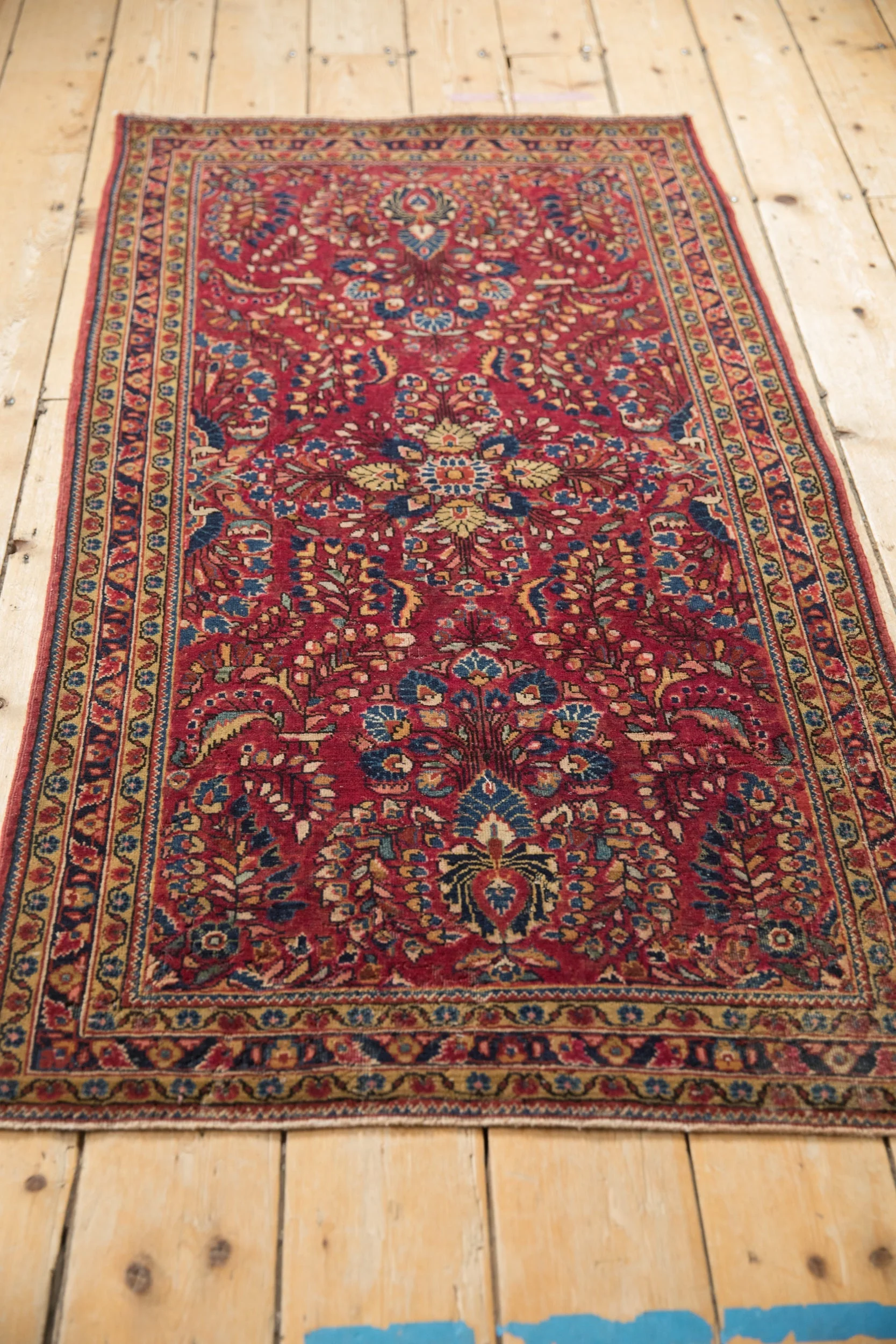 2.5x5 Vintage Sarouk Rug Runner - Image 6