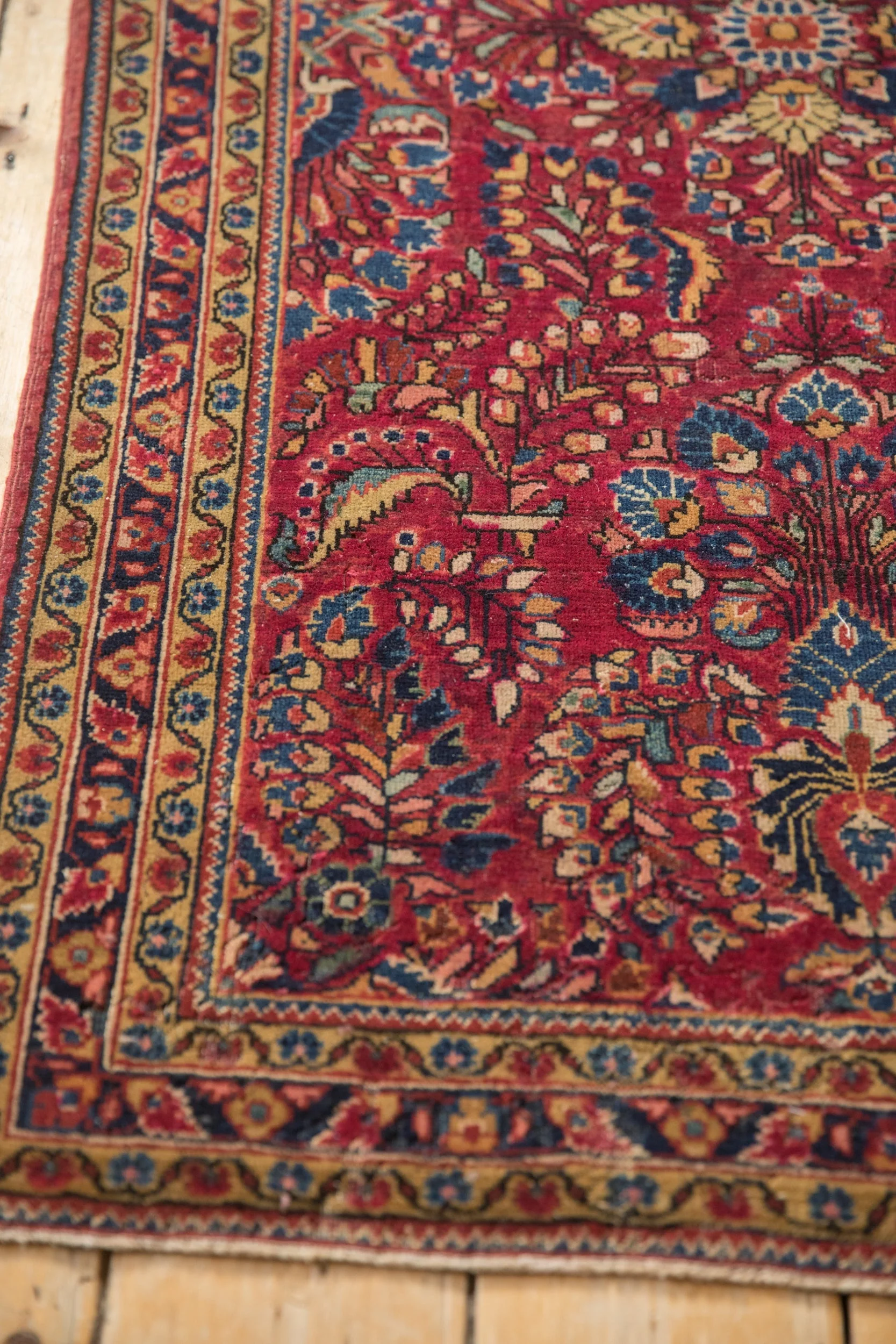 2.5x5 Vintage Sarouk Rug Runner - Image 7