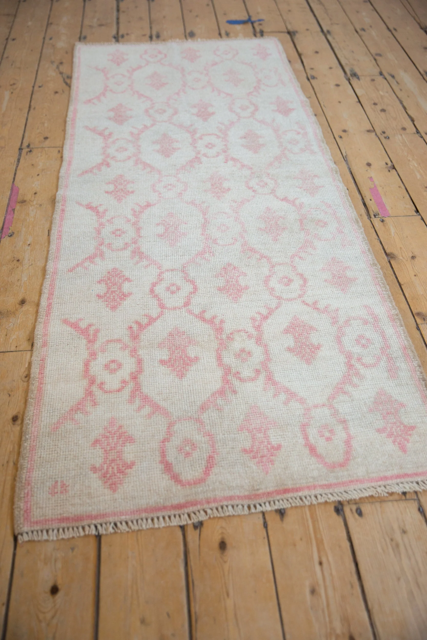 2.5x6.5 Vintage Distressed Oushak Rug Runner - Image 3