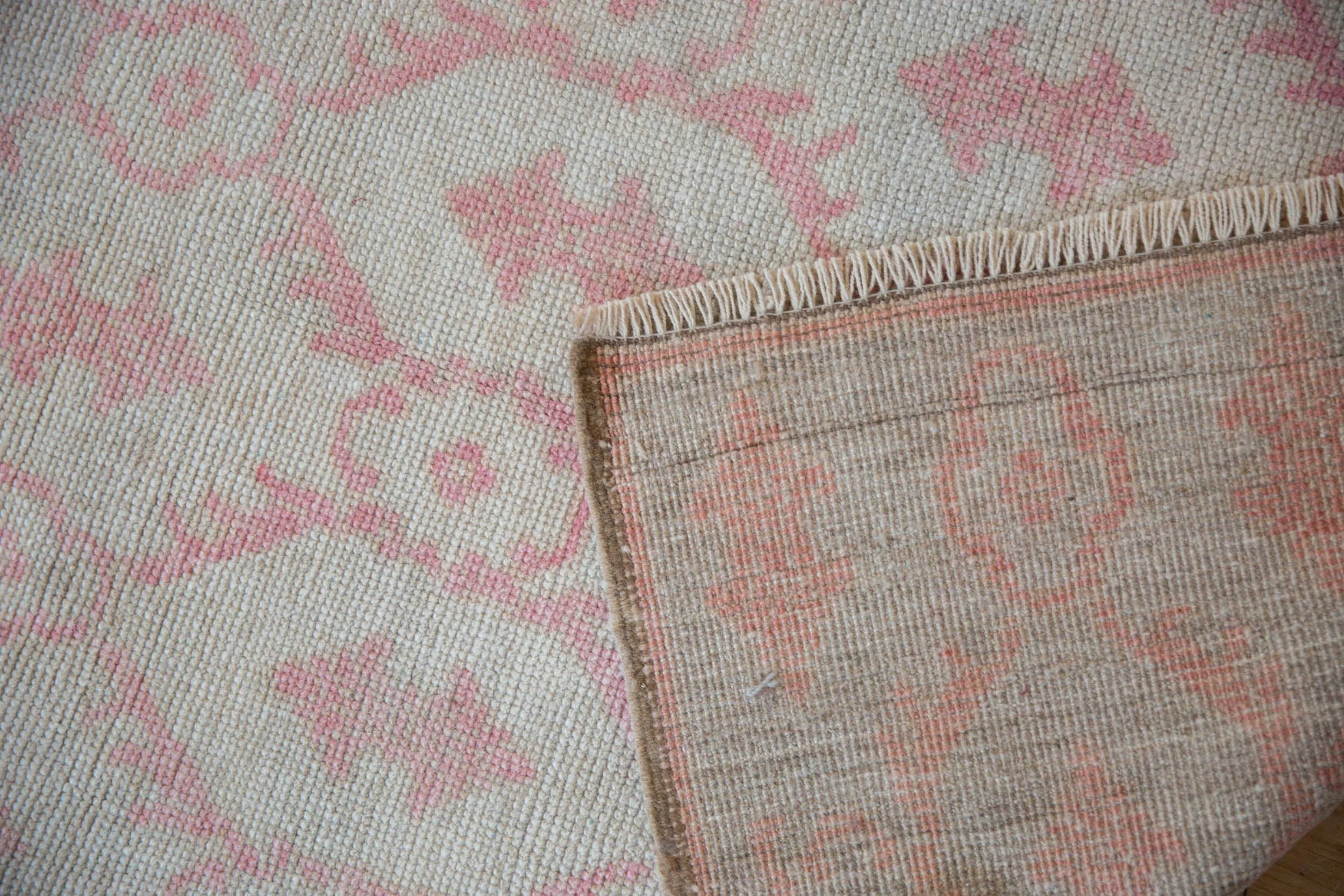 2.5x6.5 Vintage Distressed Oushak Rug Runner - Image 9