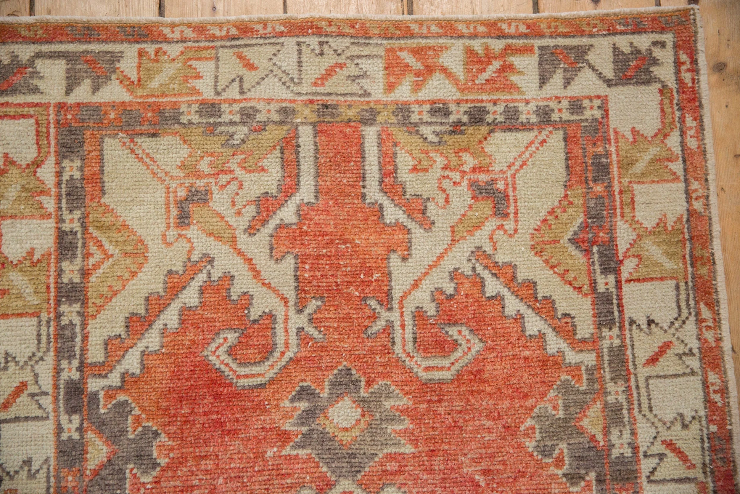 2.5x6 Vintage Distressed Oushak Rug Runner - Image 3