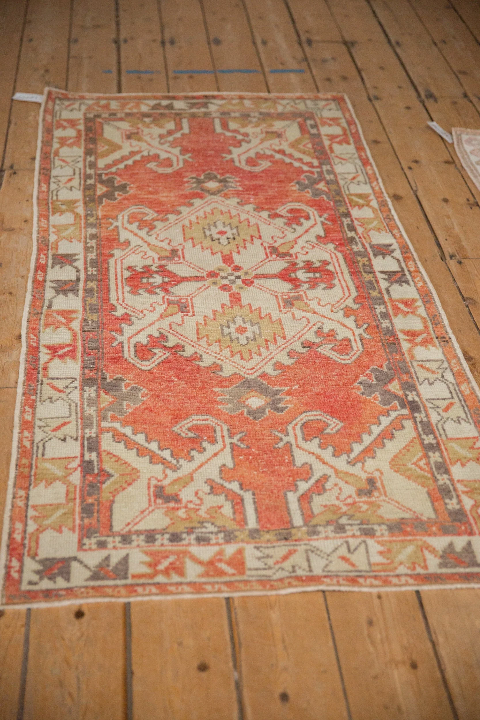 2.5x6 Vintage Distressed Oushak Rug Runner - Image 4