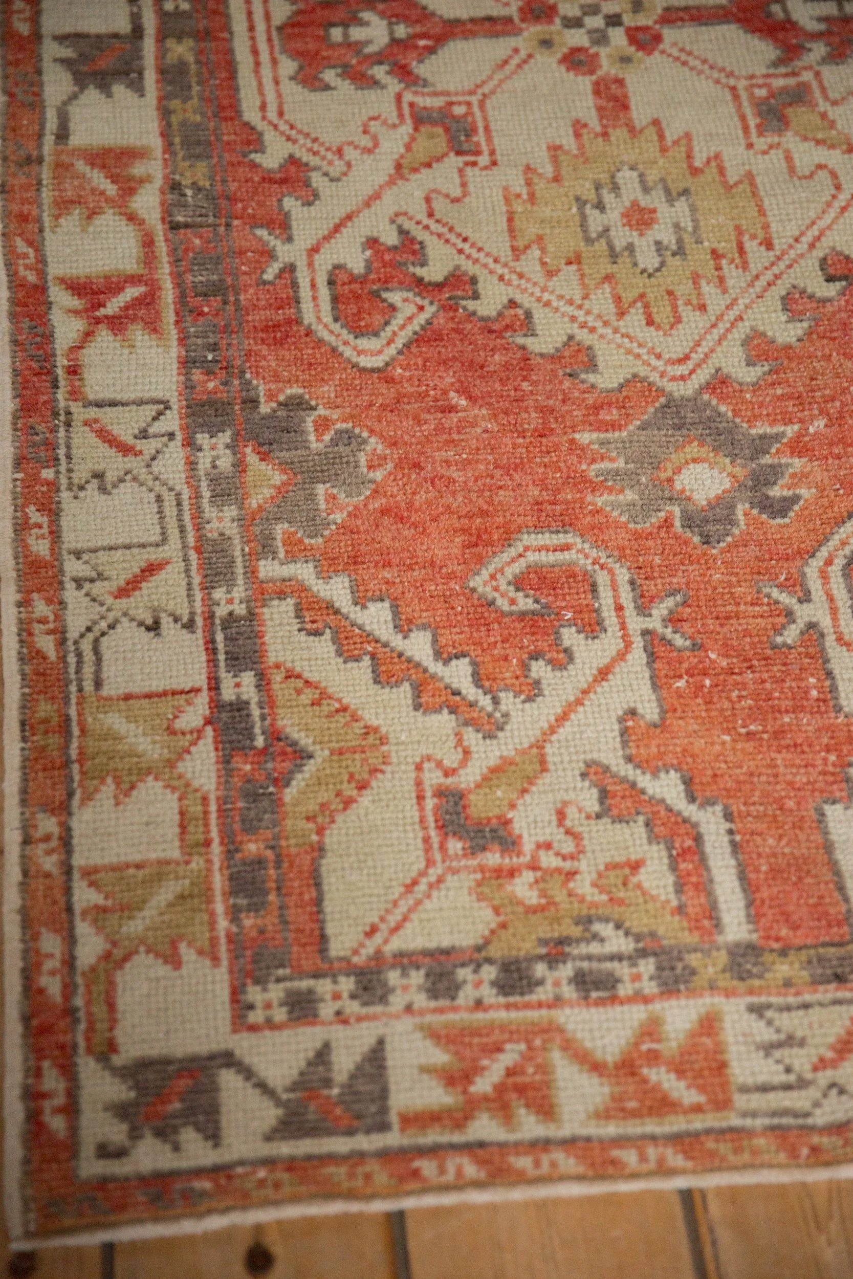 2.5x6 Vintage Distressed Oushak Rug Runner - Image 5