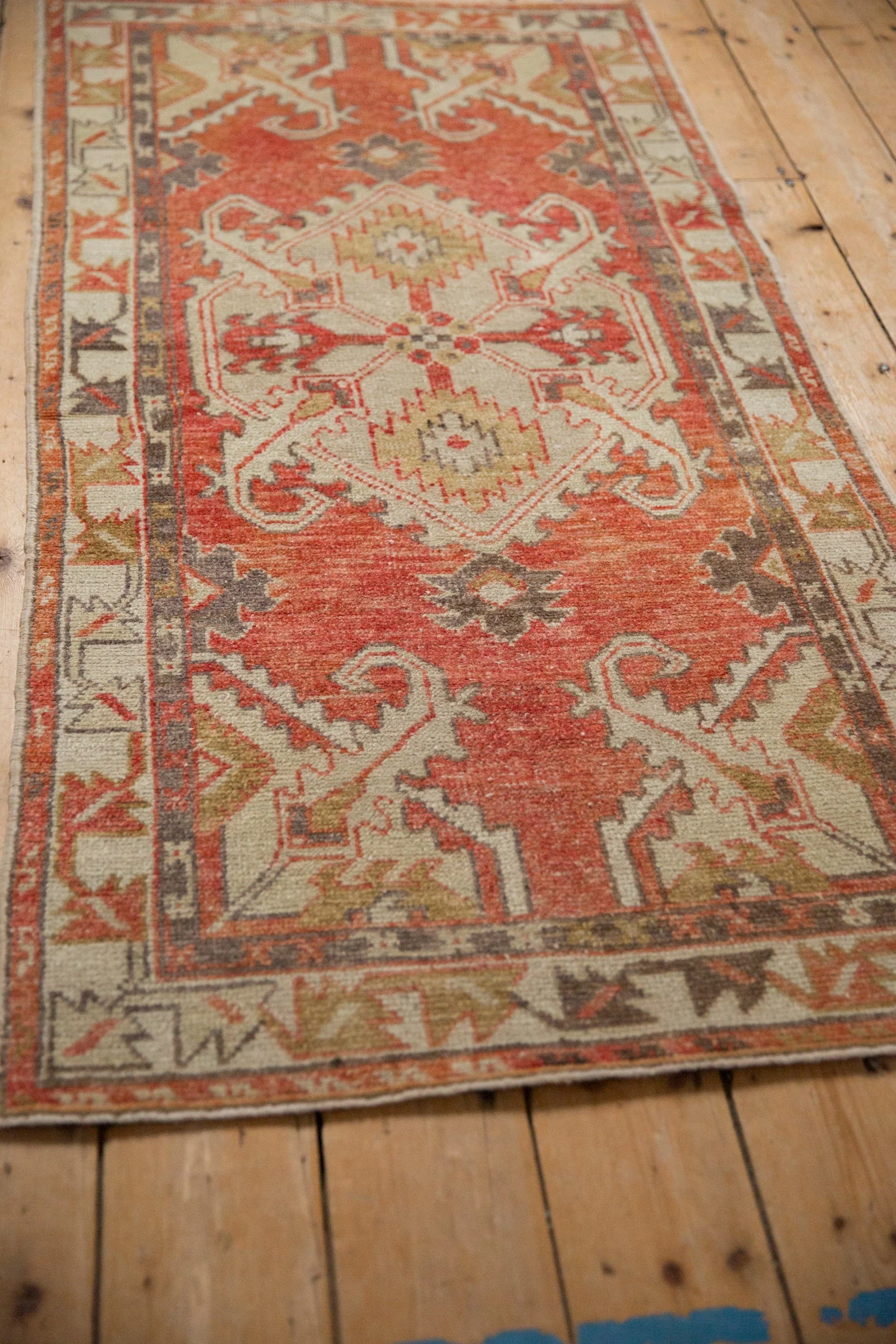 2.5x6 Vintage Distressed Oushak Rug Runner - Image 7