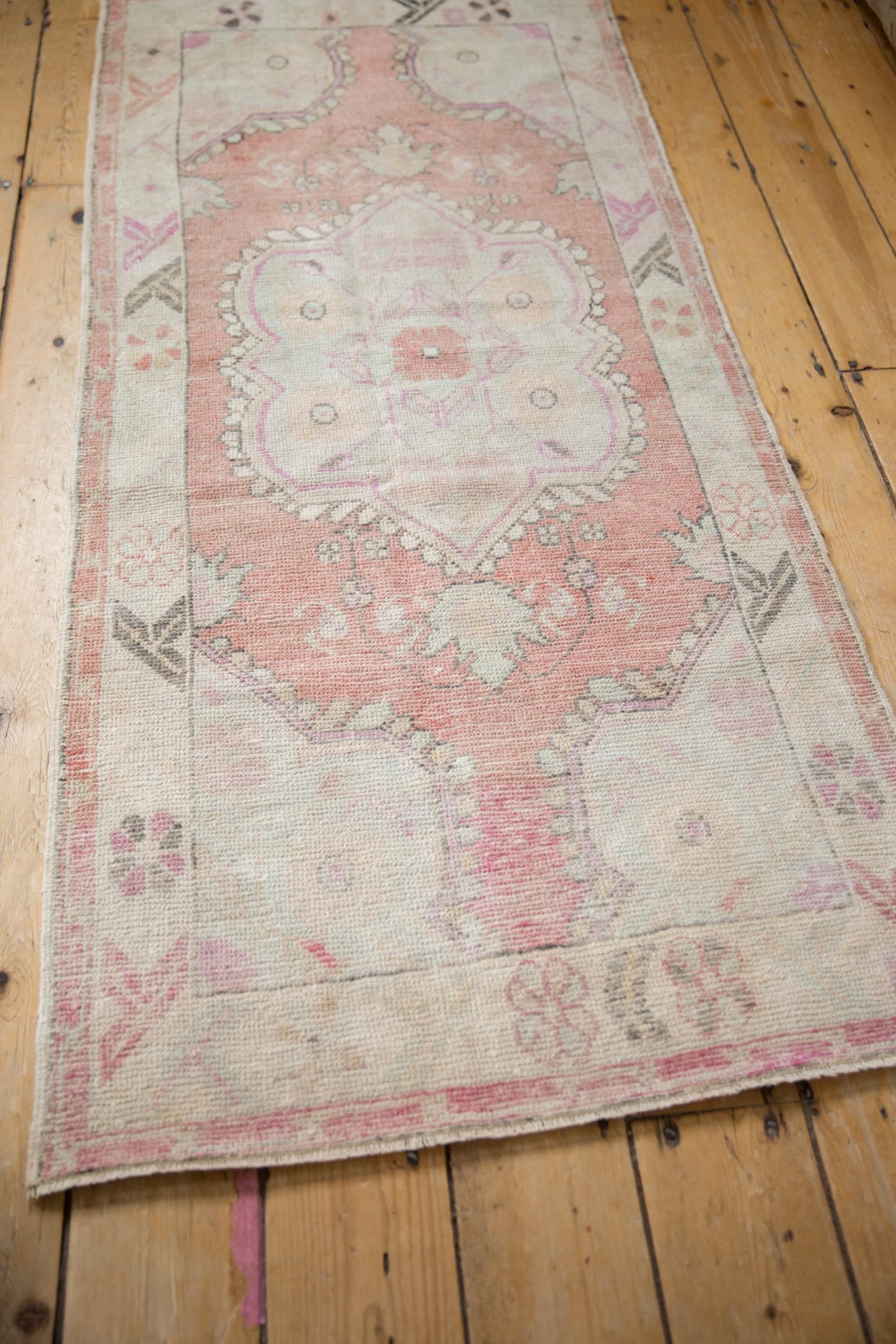 2.5x6 Vintage Distressed Oushak Rug Runner - Image 4