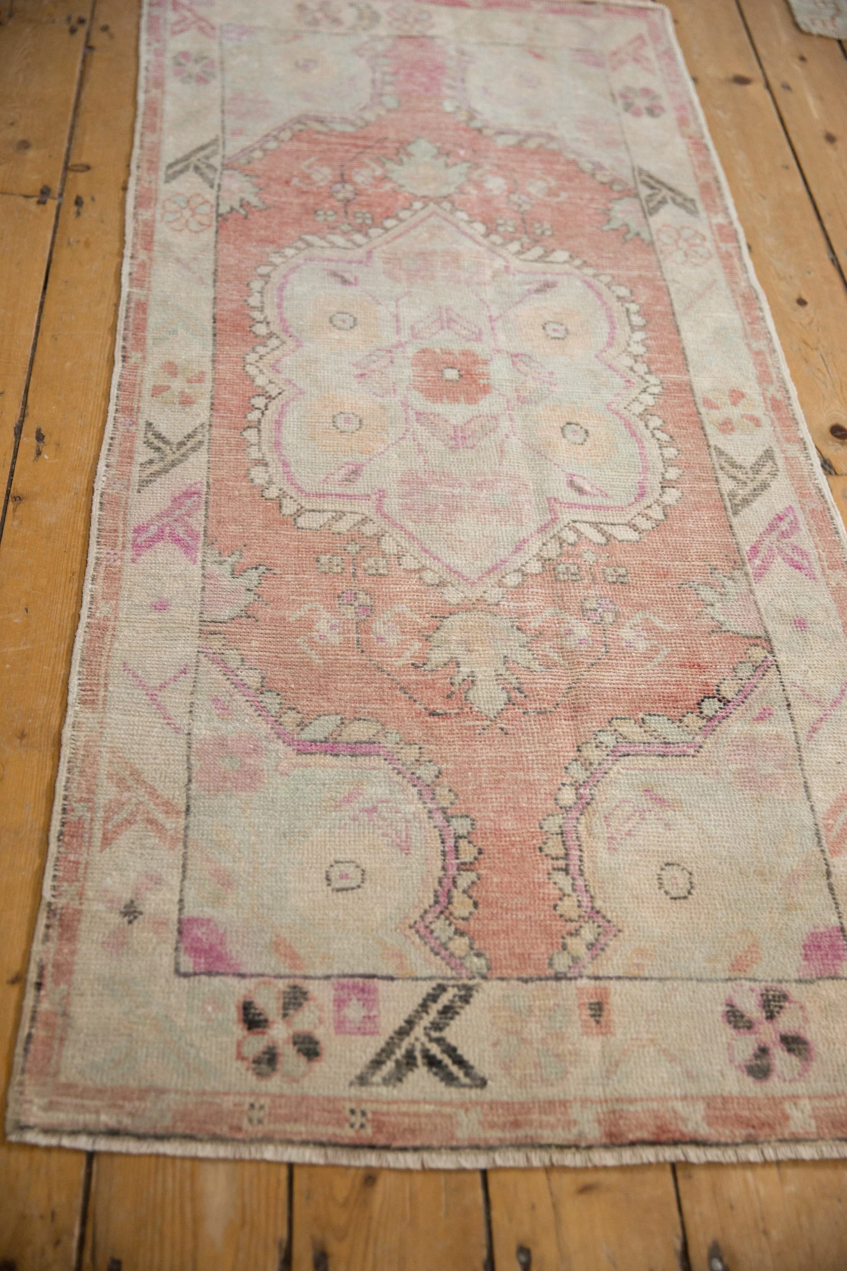 2.5x6 Vintage Distressed Oushak Rug Runner - Image 6