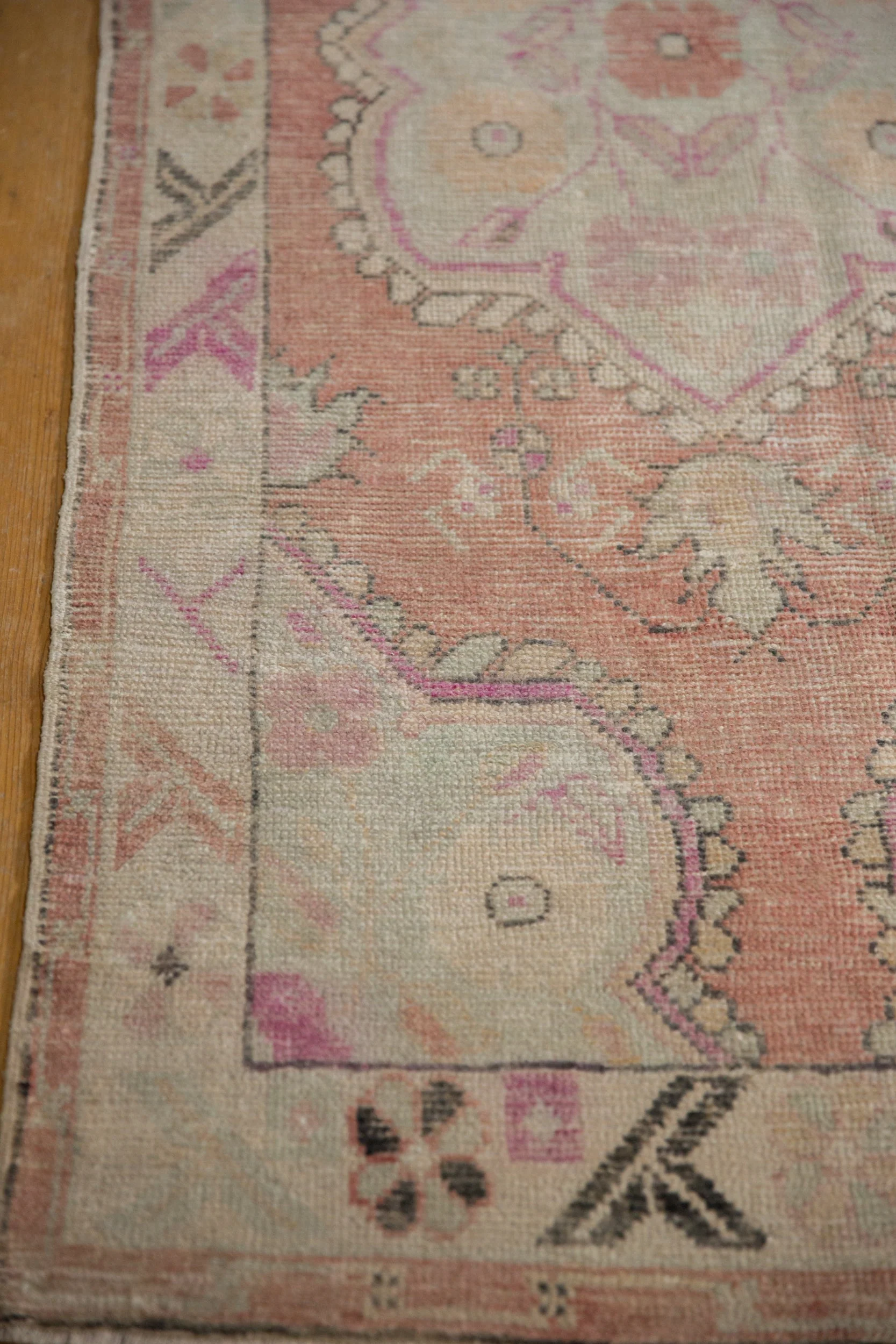 2.5x6 Vintage Distressed Oushak Rug Runner - Image 7