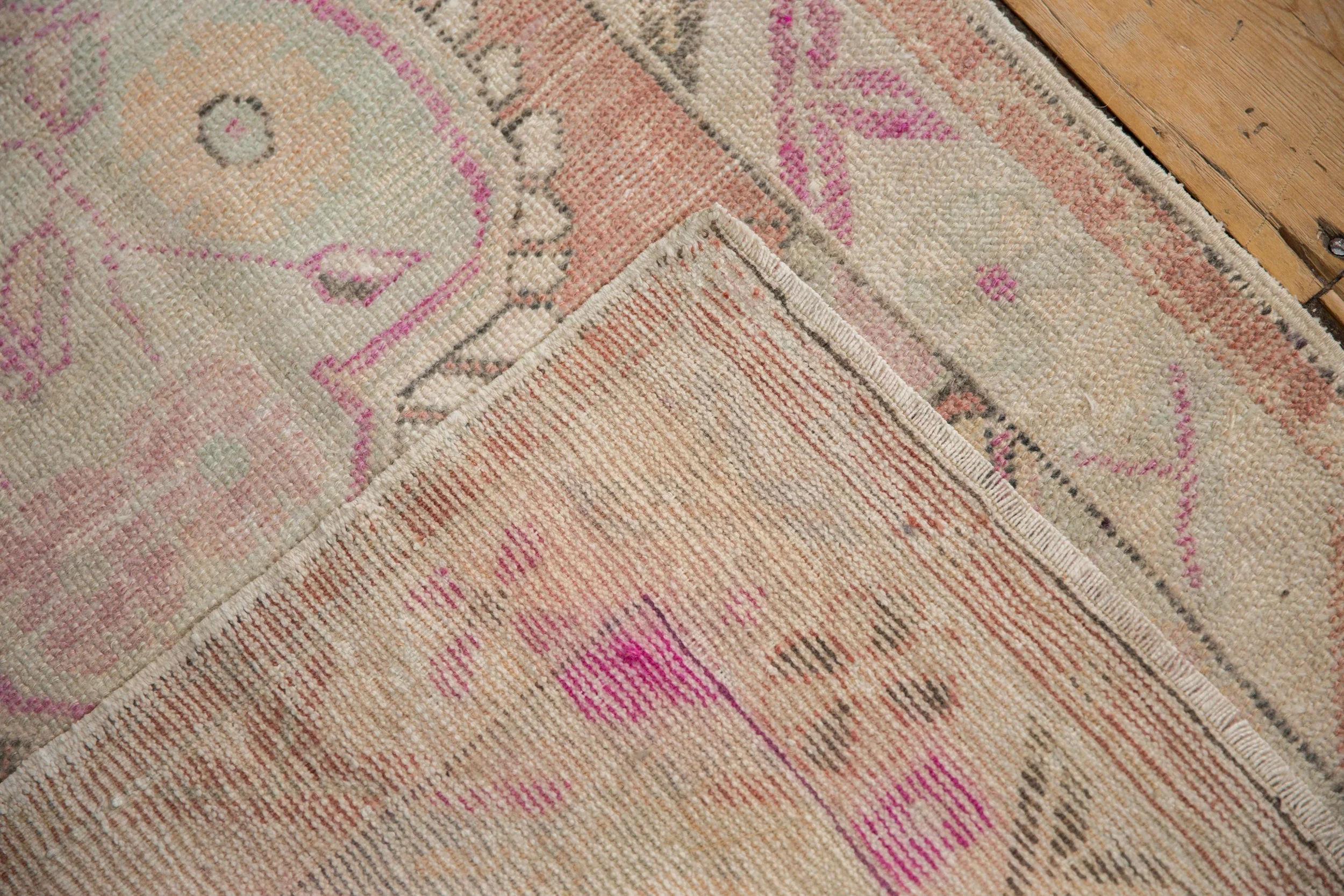 2.5x6 Vintage Distressed Oushak Rug Runner - Image 9