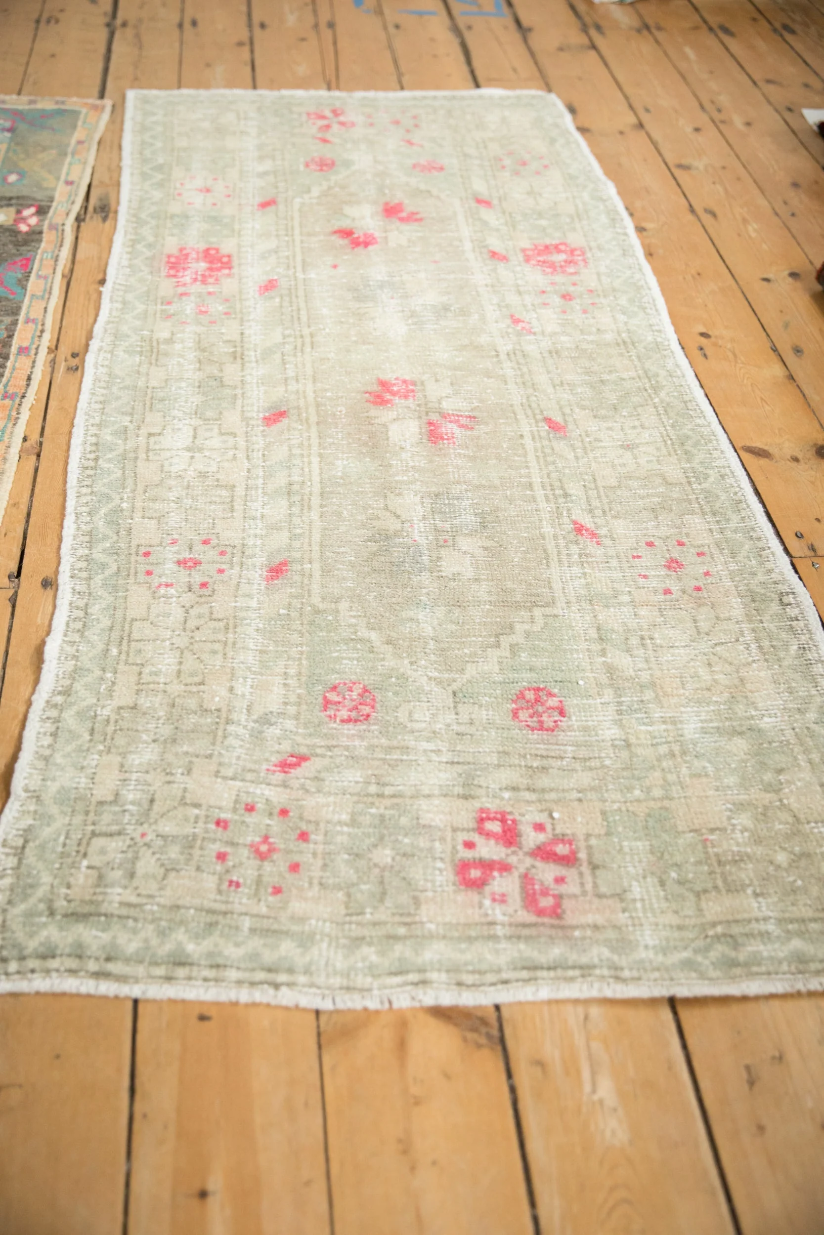 2.5x6 Vintage Distressed Oushak Rug Runner - Image 4