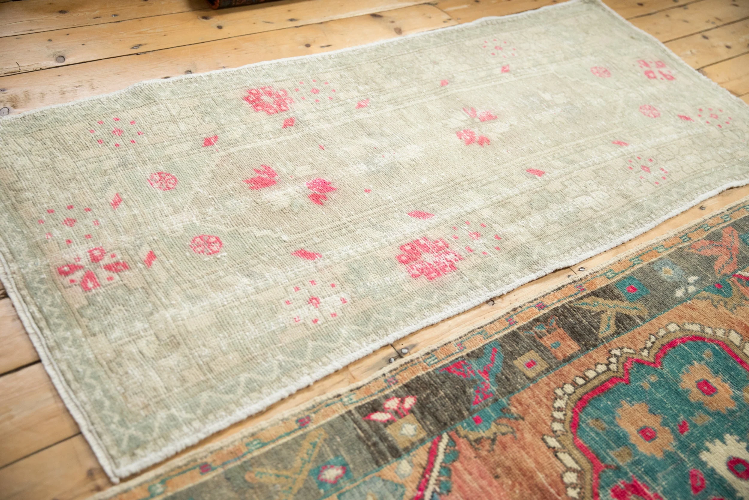 2.5x6 Vintage Distressed Oushak Rug Runner - Image 9