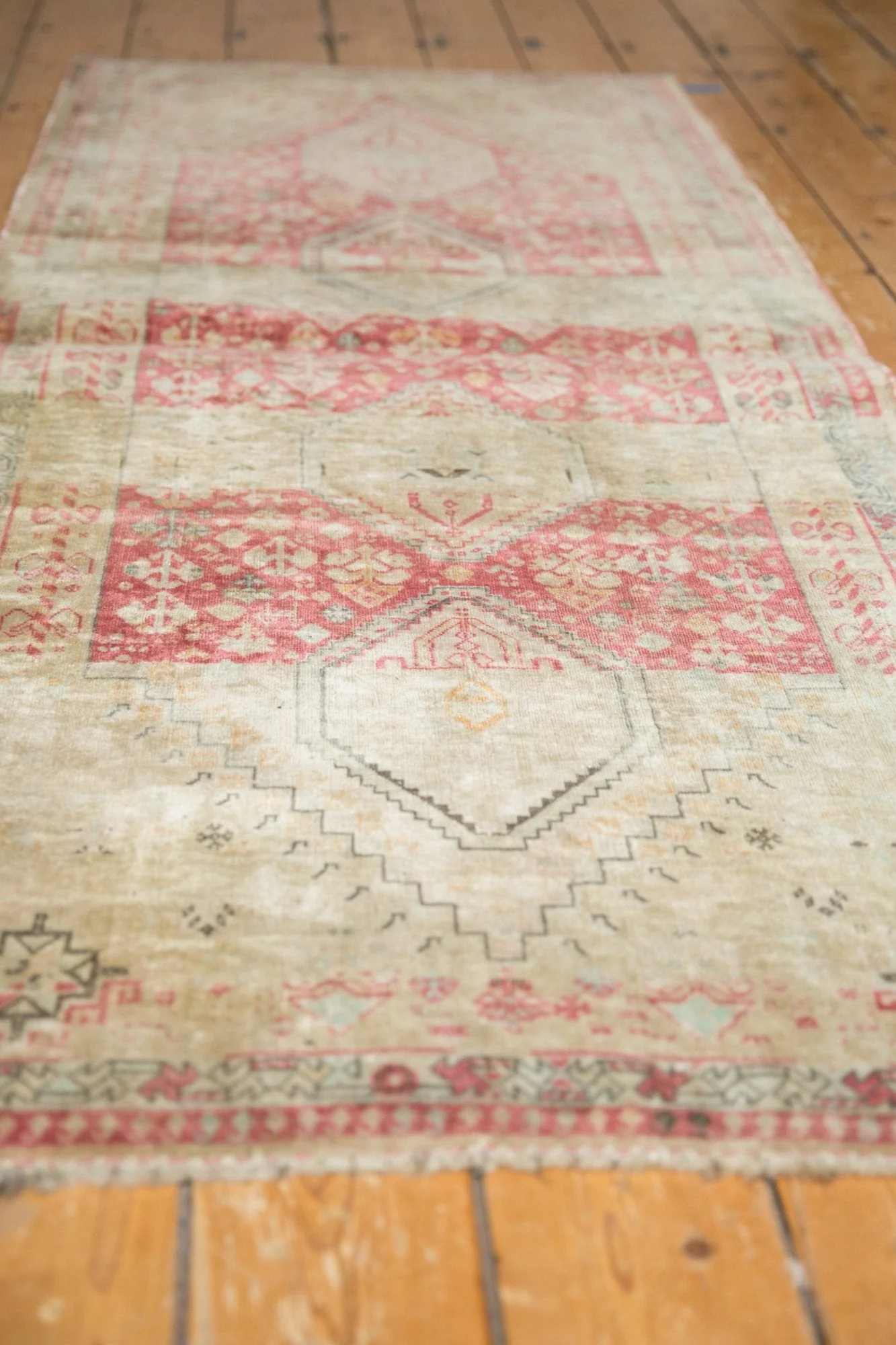 2.5x7 Vintage Distressed Shiraz Rug Runner - Image 3