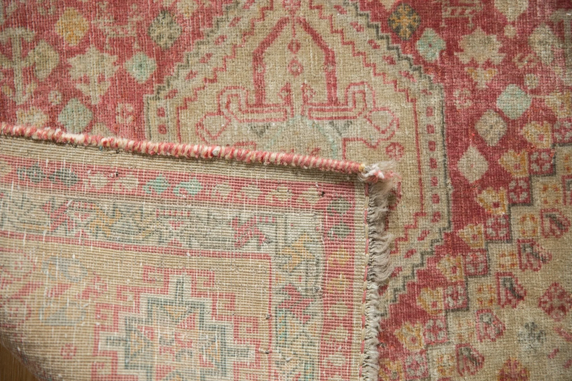 2.5x7 Vintage Distressed Shiraz Rug Runner - Image 9