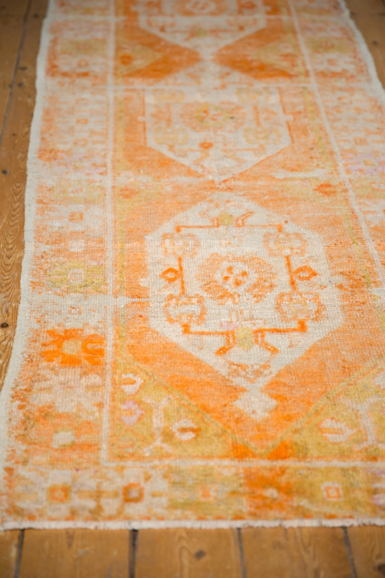 2.5x8.5 Vintage Distressed Oushak Rug Runner - Image 6