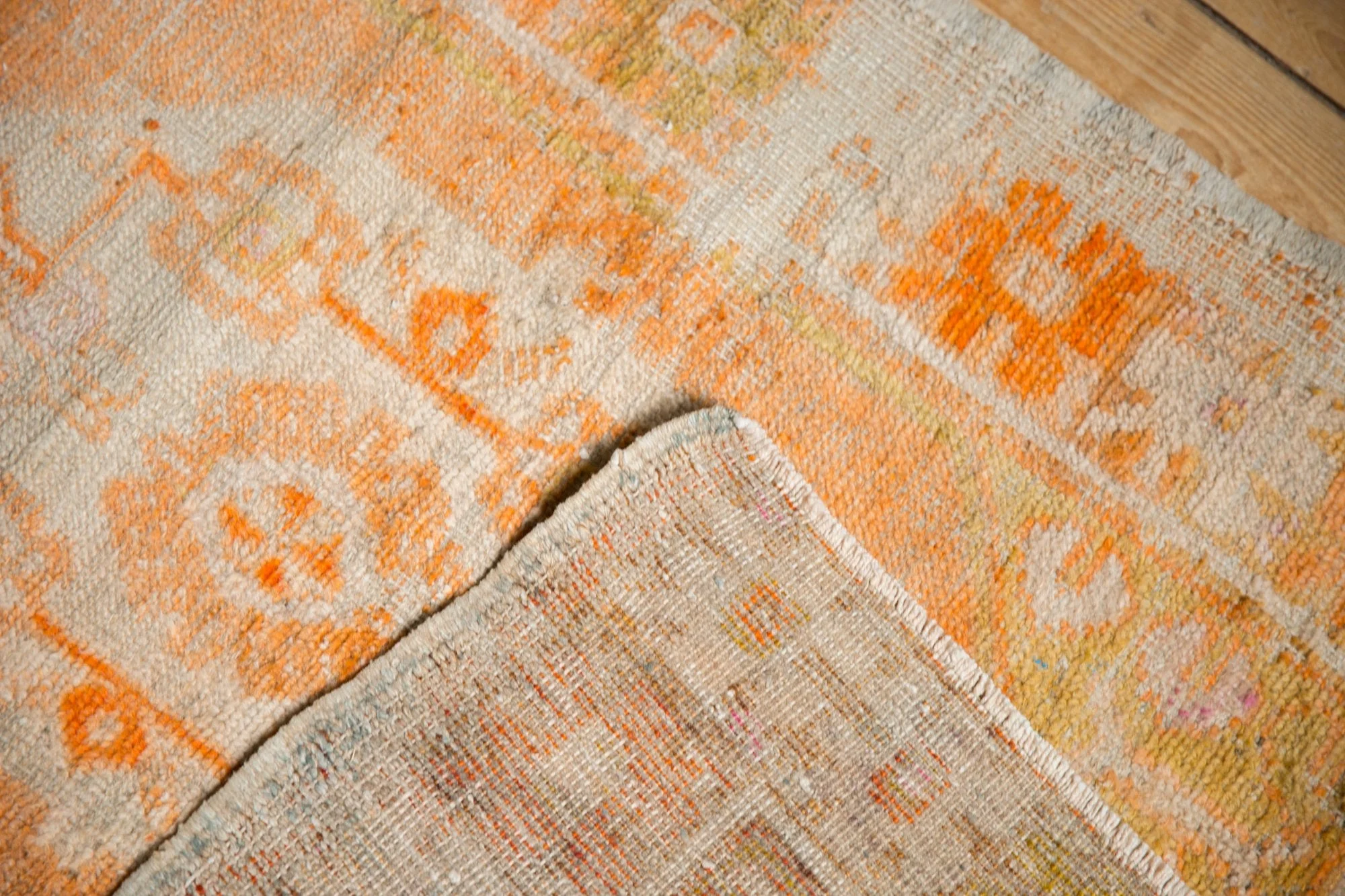 2.5x8.5 Vintage Distressed Oushak Rug Runner - Image 8