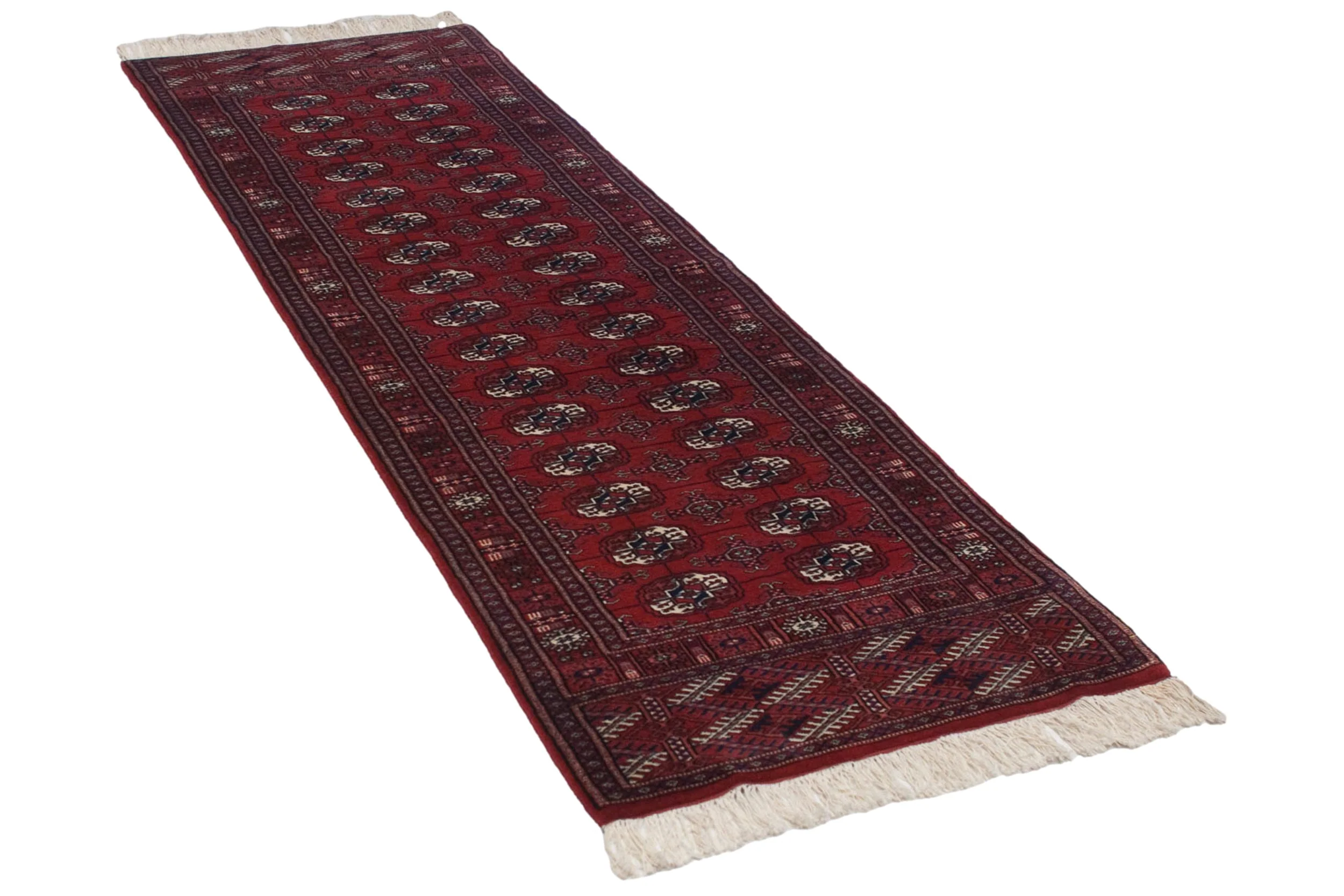 2.5x8 Vintage Fine Bokhara Rug Runner - Image 2