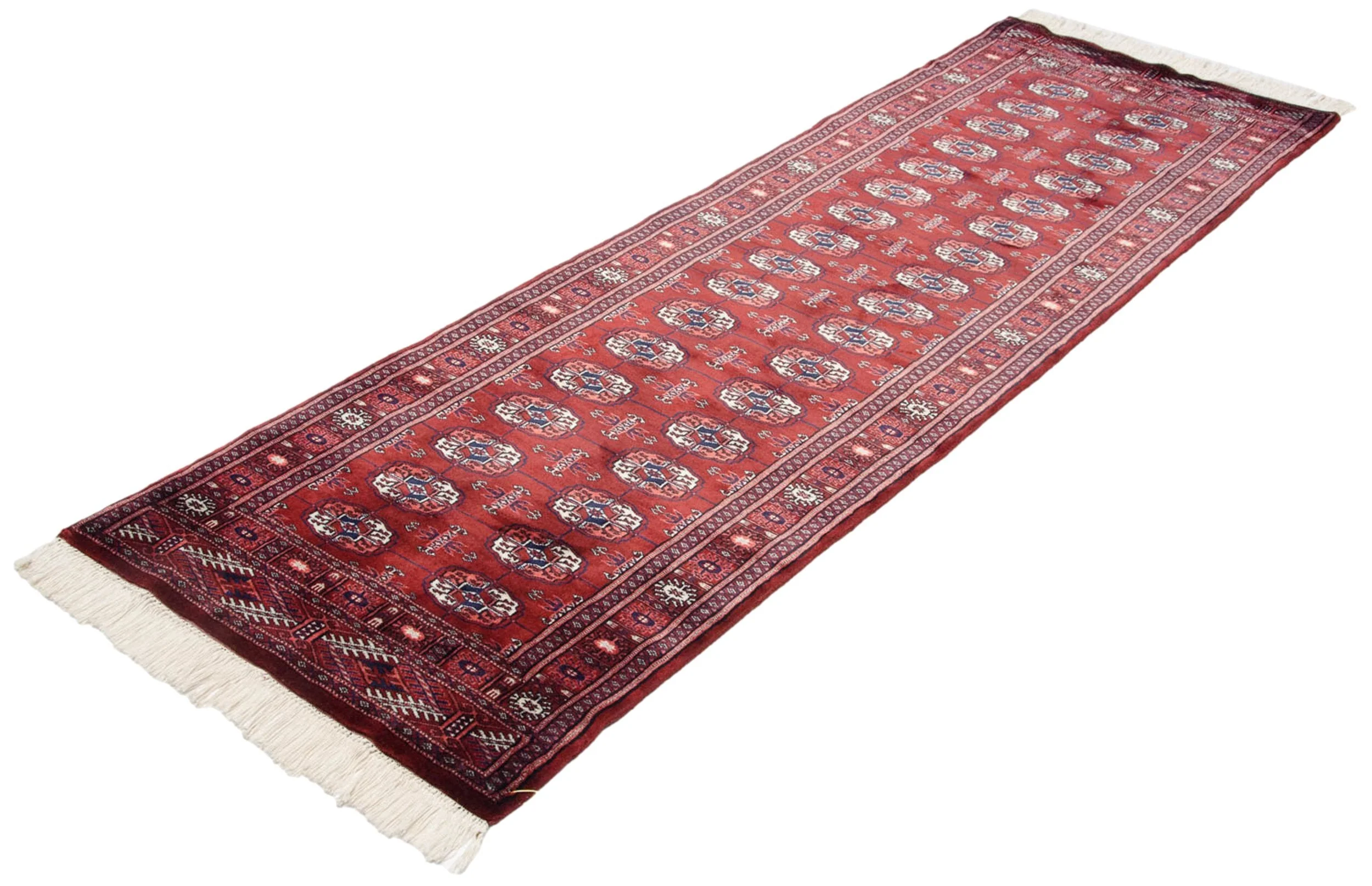 2.5x8 Vintage Fine Bokhara Rug Runner - Image 3