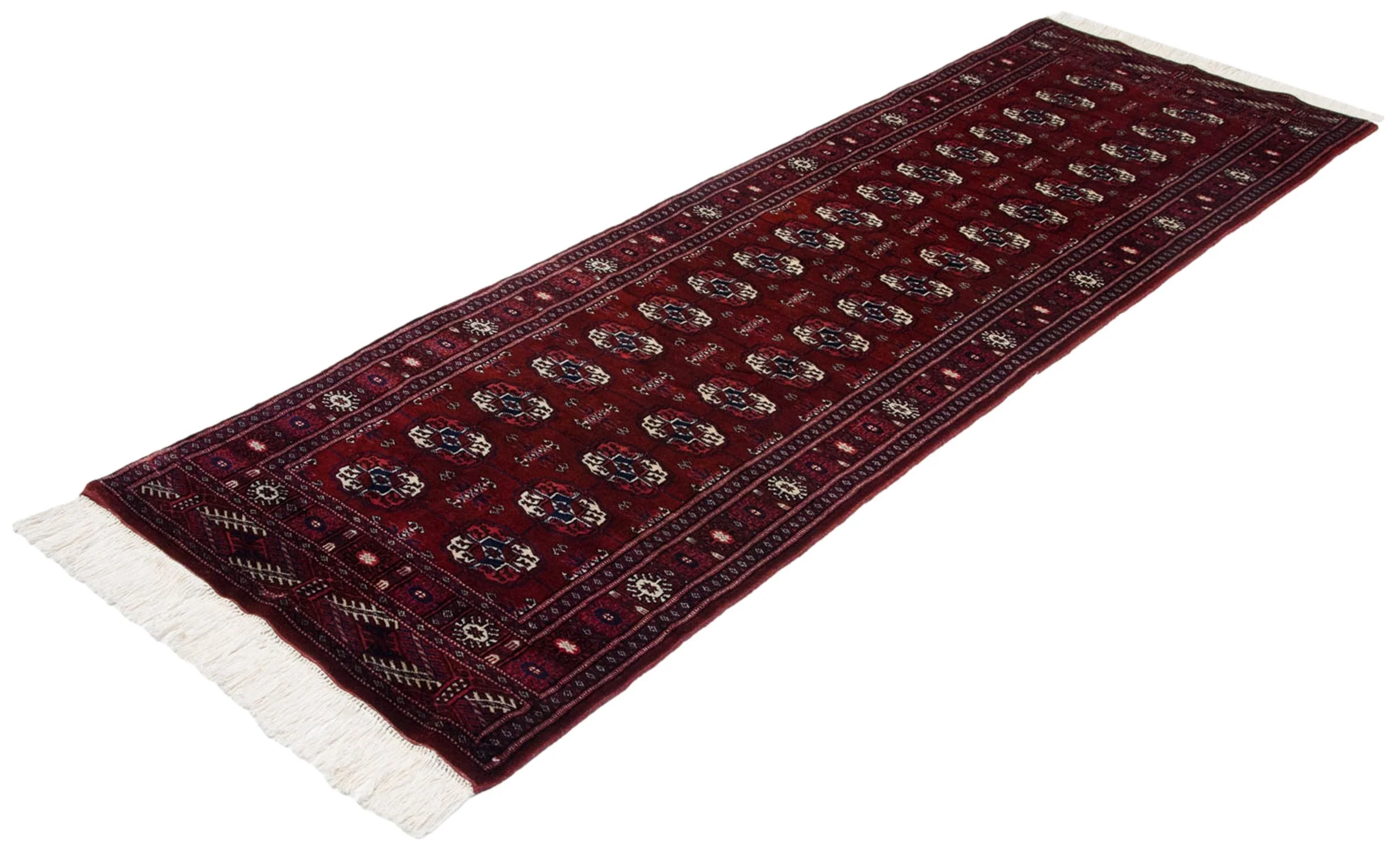 2.5x8 Vintage Fine Bokhara Rug Runner - Image 4