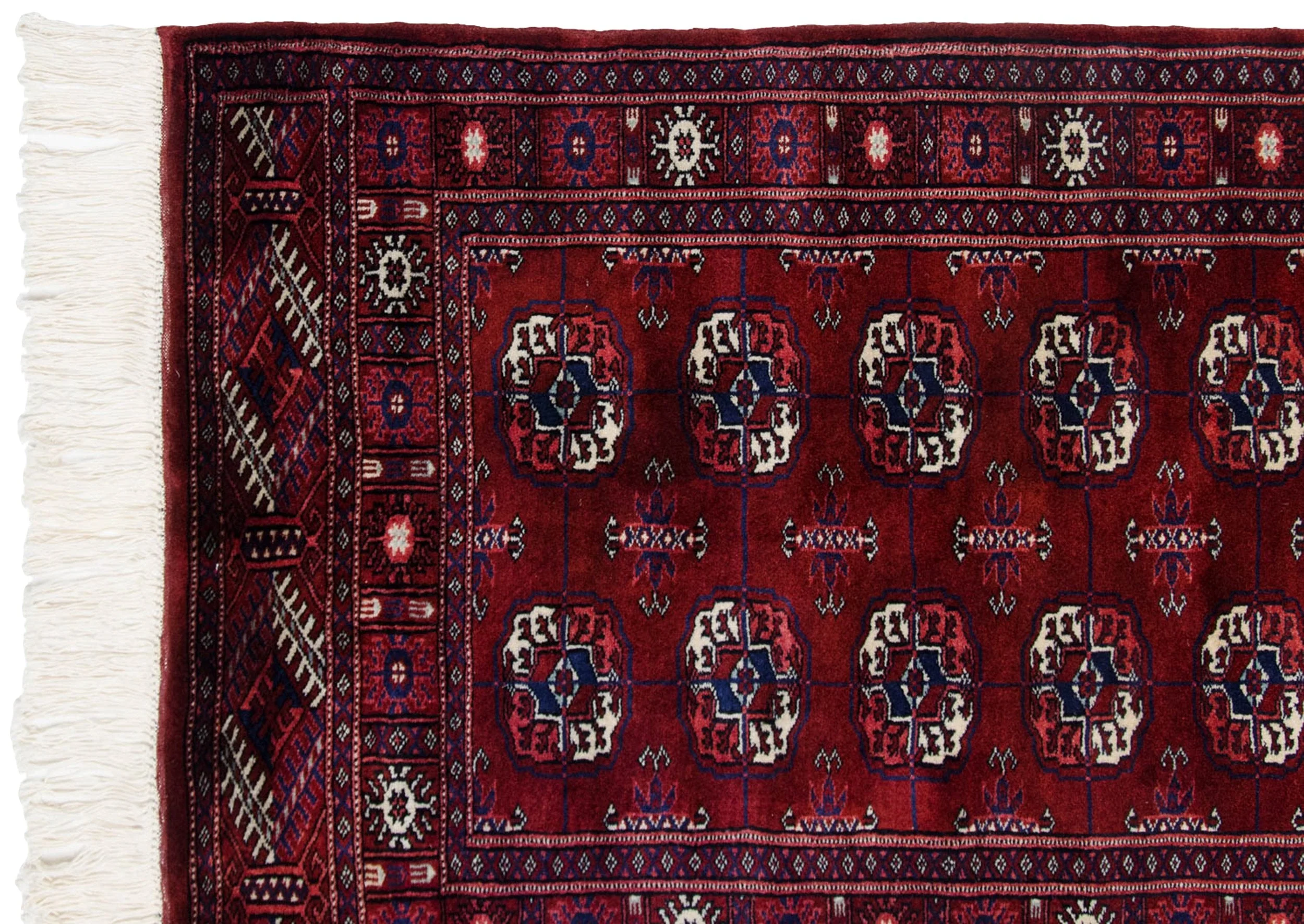2.5x8 Vintage Fine Bokhara Rug Runner - Image 5