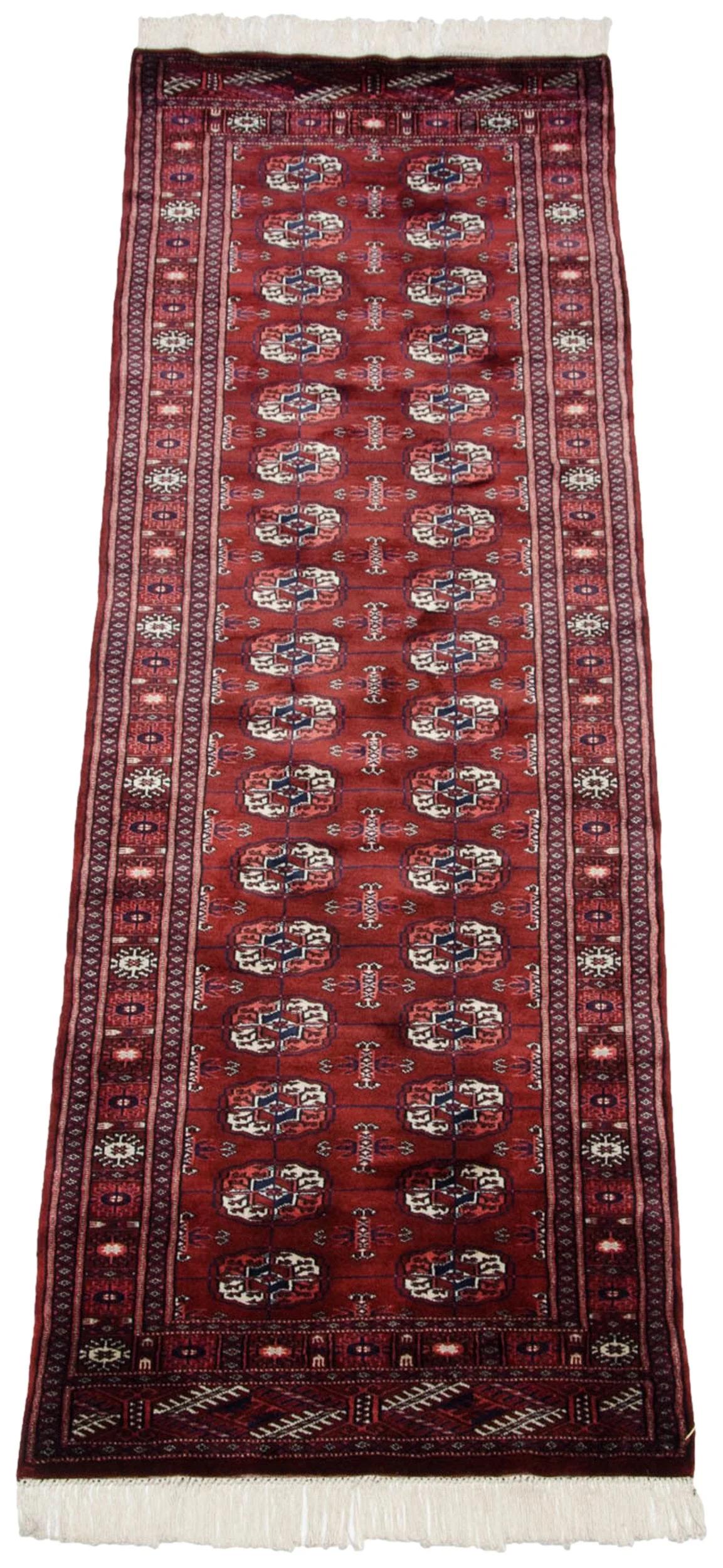 2.5x8 Vintage Fine Bokhara Rug Runner - Image 6