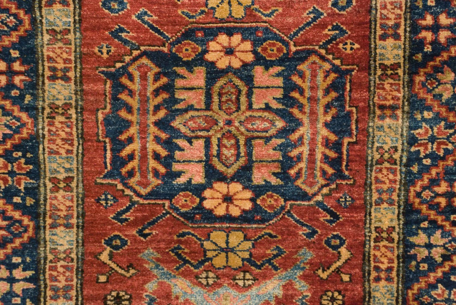 2.5x9.5 New Pakistani Caucasian Design Rug Runner - Image 7