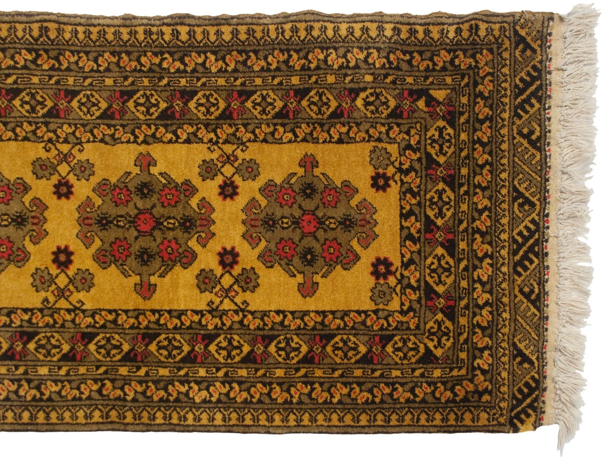 2.5x9.5 Vintage Daulatabad Rug Runner - Image 6