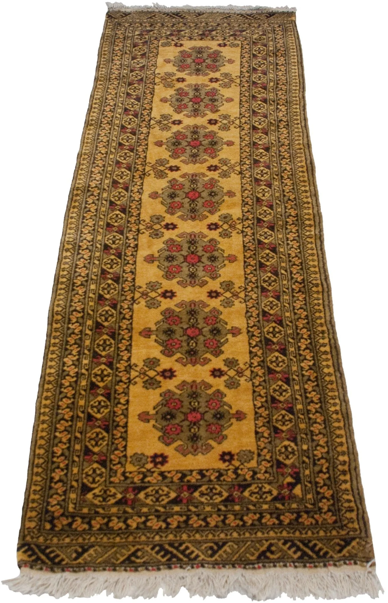 2.5x9.5 Vintage Daulatabad Rug Runner - Image 7
