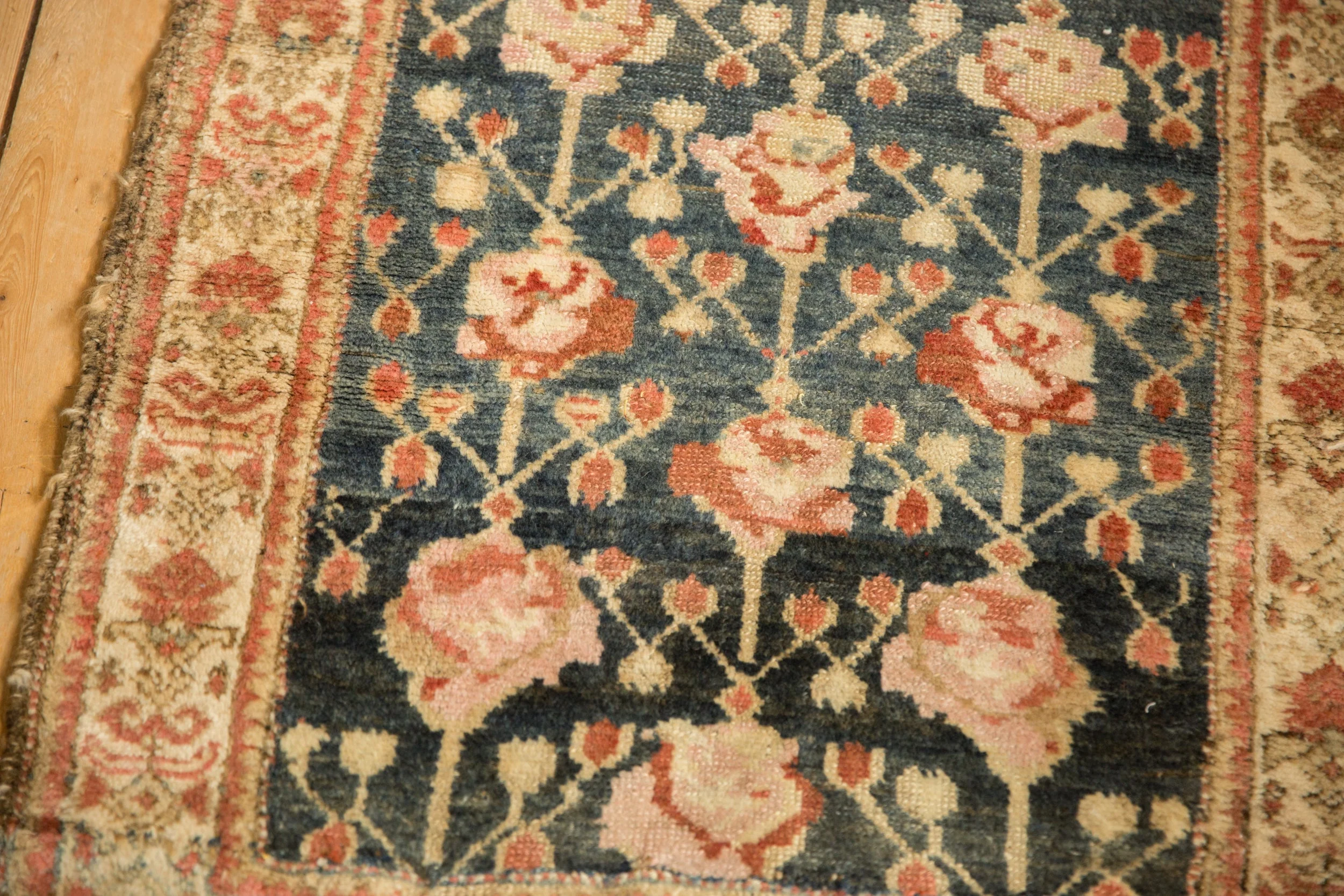 2.5x9 Antique Kurdish Hamadan Rug Runner - Image 5