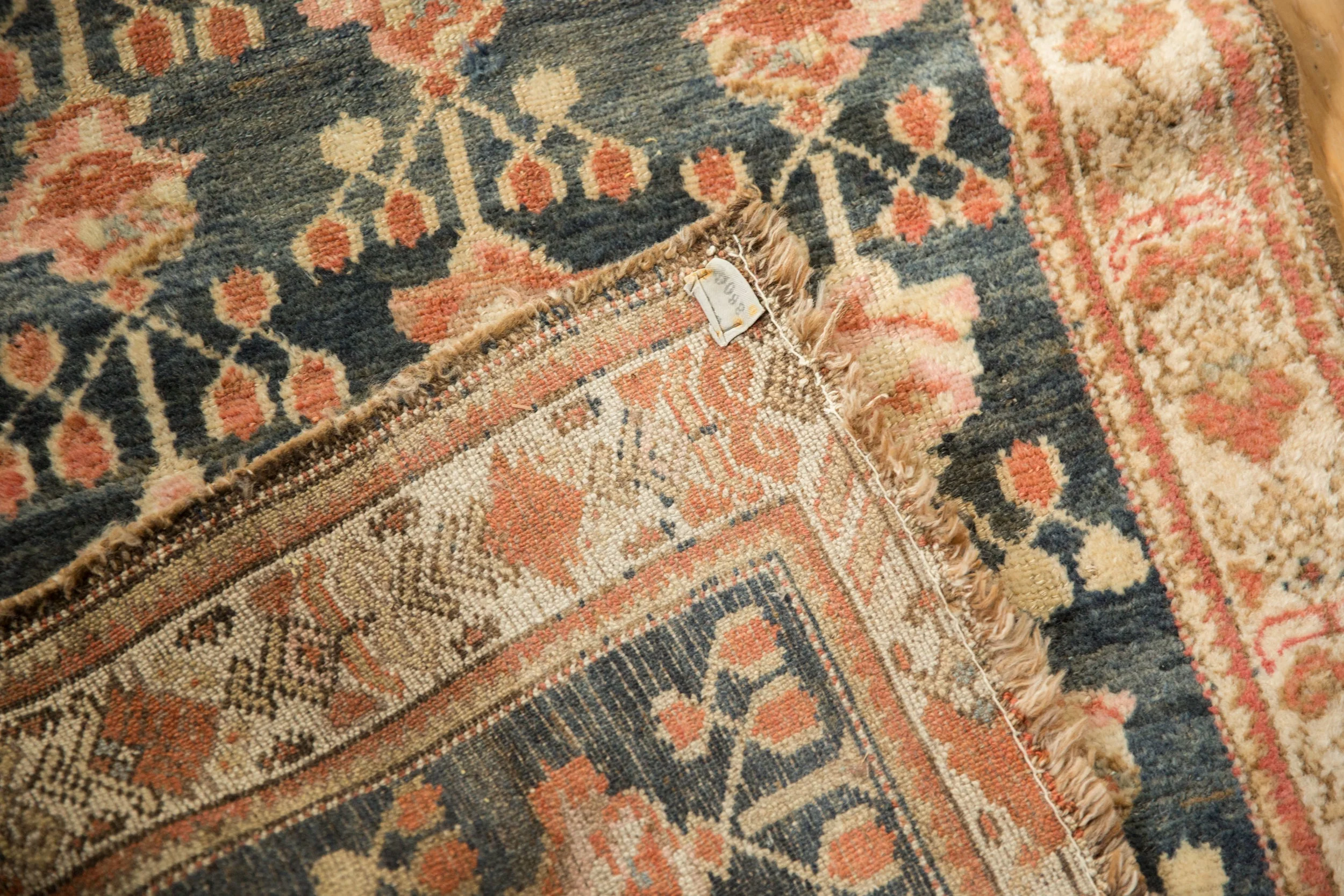 2.5x9 Antique Kurdish Hamadan Rug Runner - Image 9