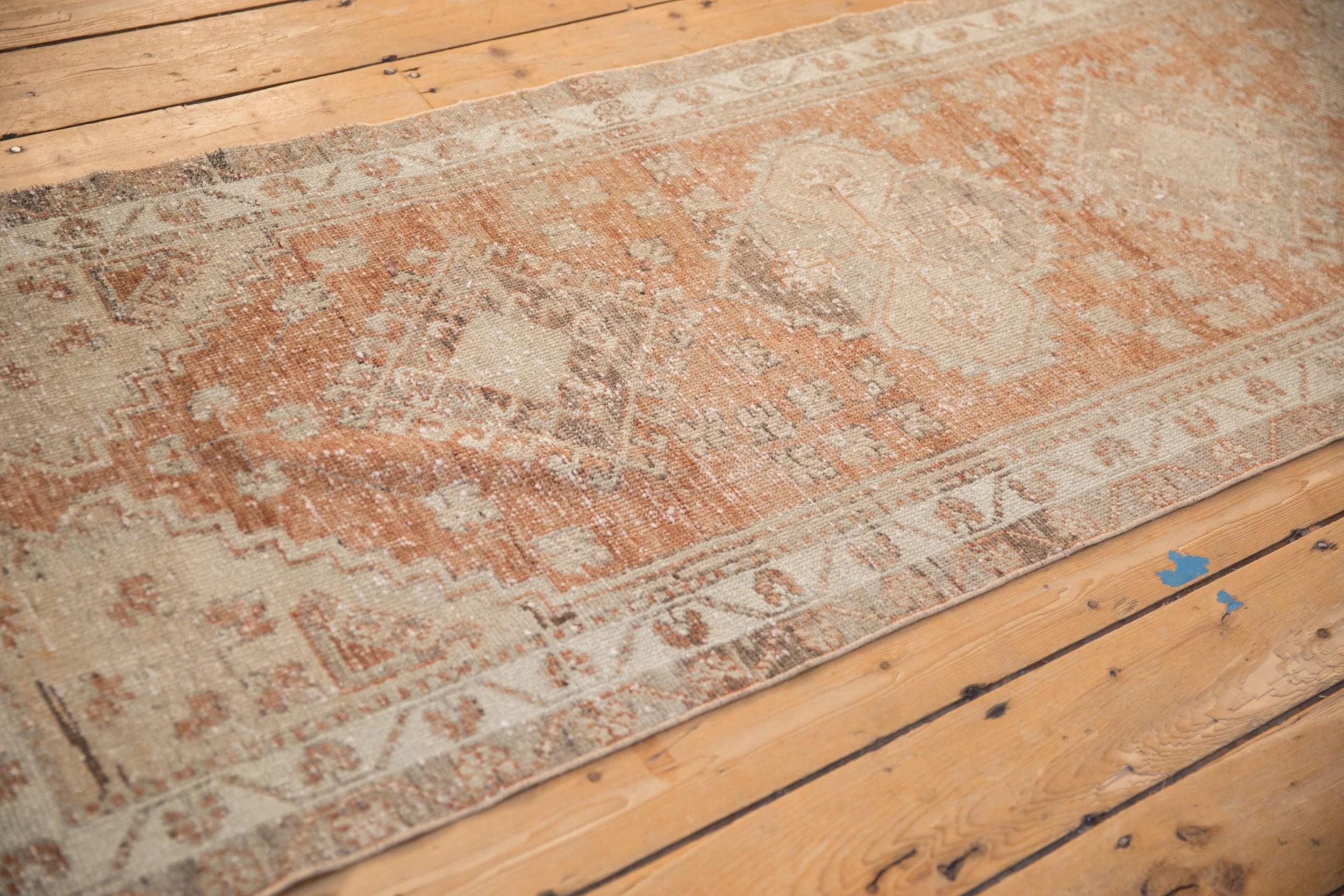 2.5x9 Vintage Distressed Oushak Rug Runner - Image 5