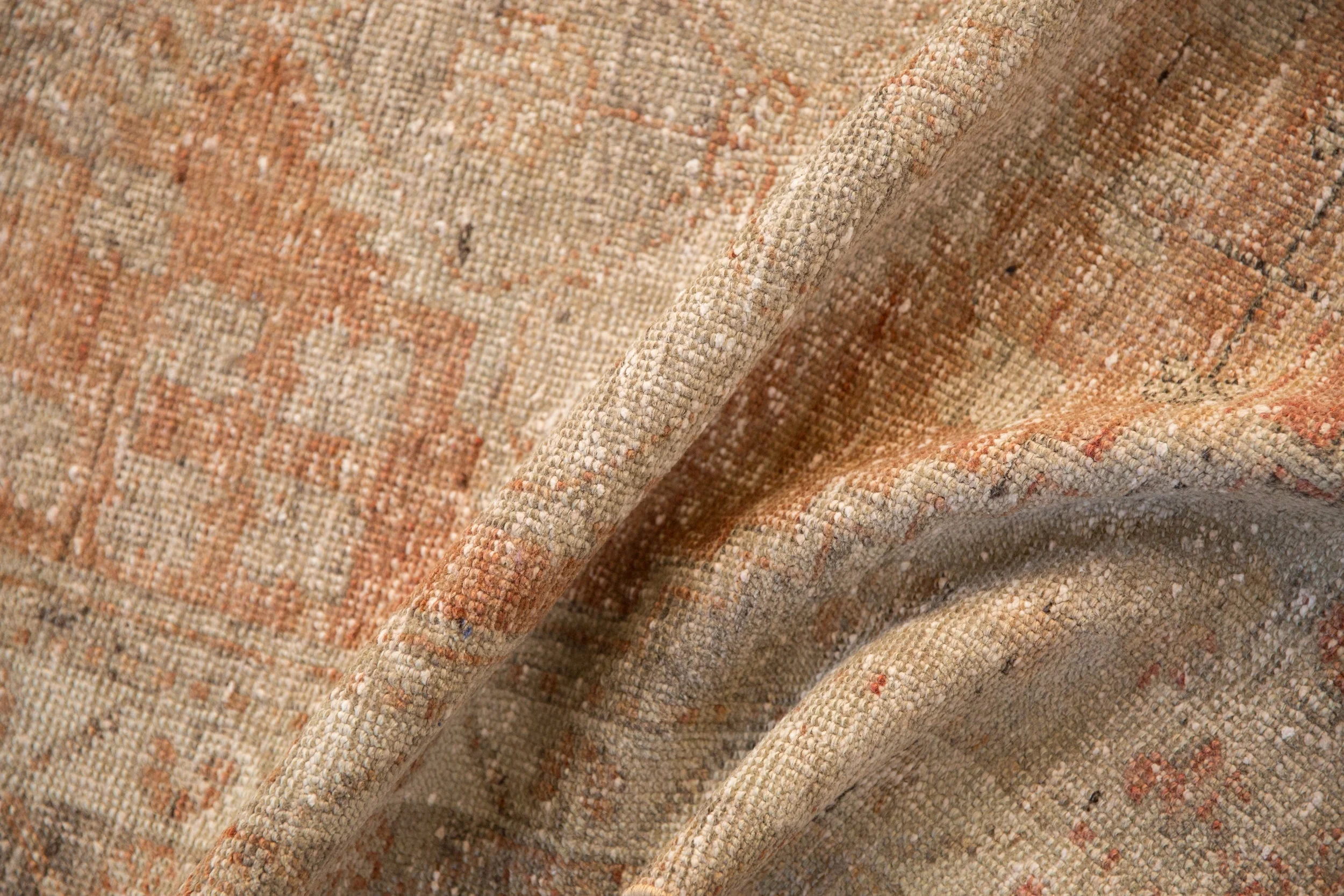 2.5x9 Vintage Distressed Oushak Rug Runner - Image 7