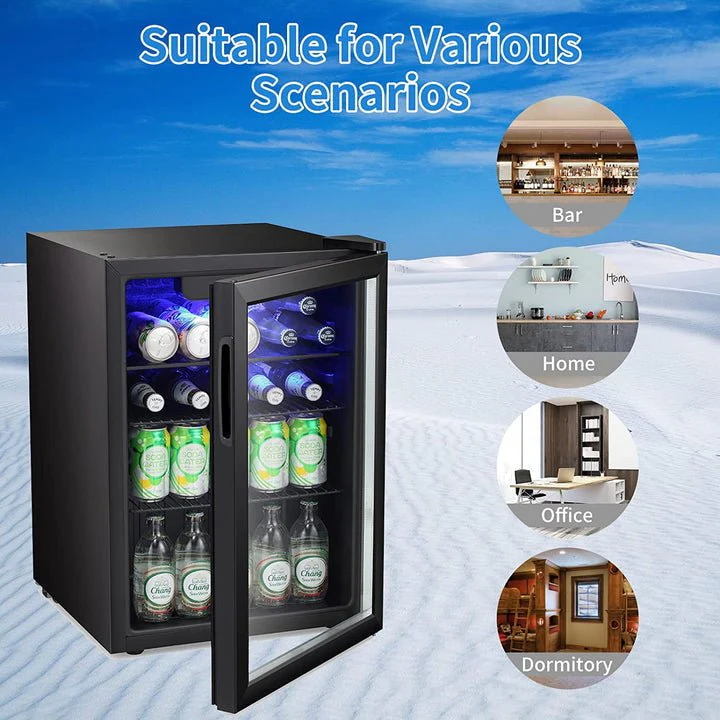 2.6 Cu.ft Wine Cooler/Cabinet Beverage Refrigerator W5870BH - Image 6