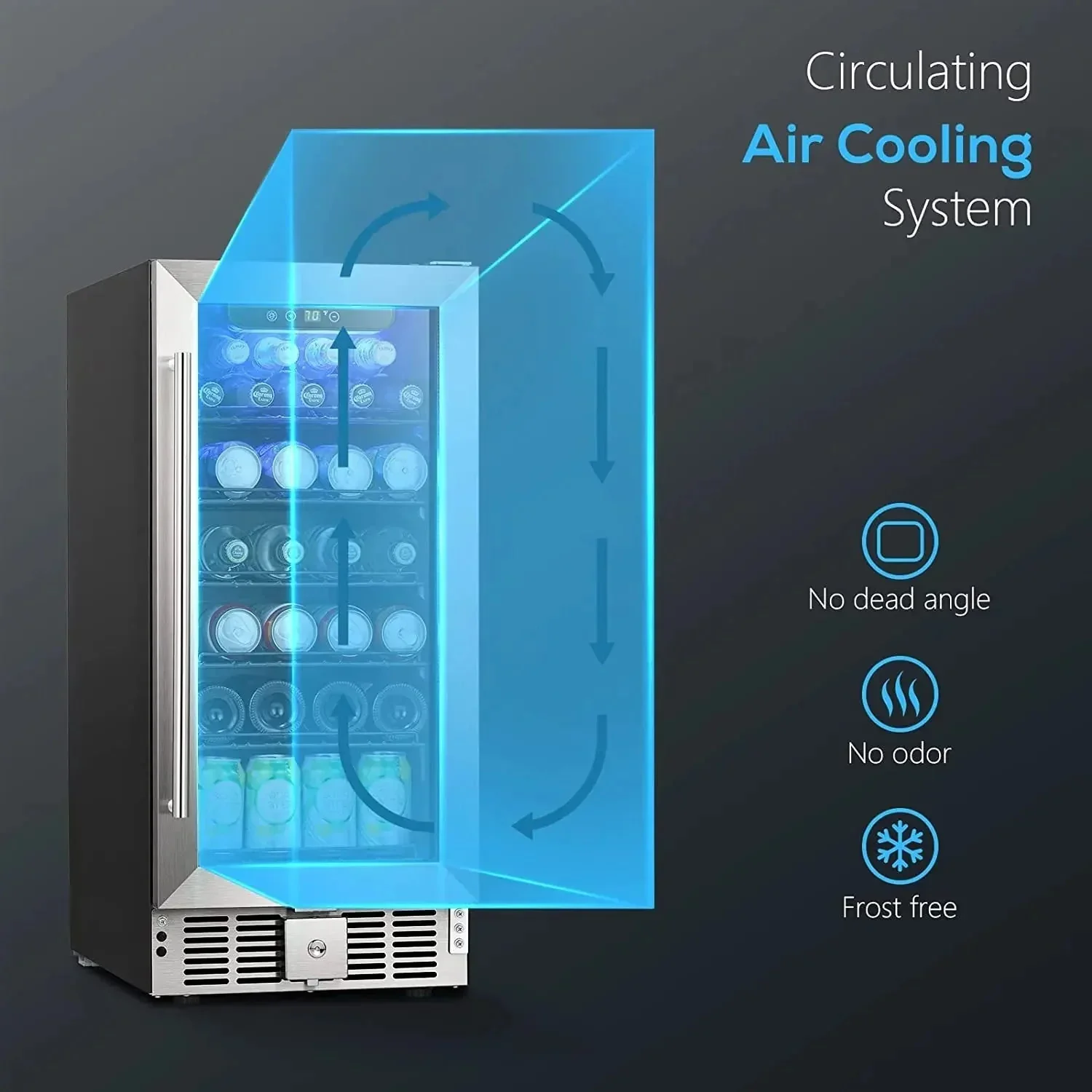 2.9 Cu.Ft Beverage Refrigerator W5885B - Image 6