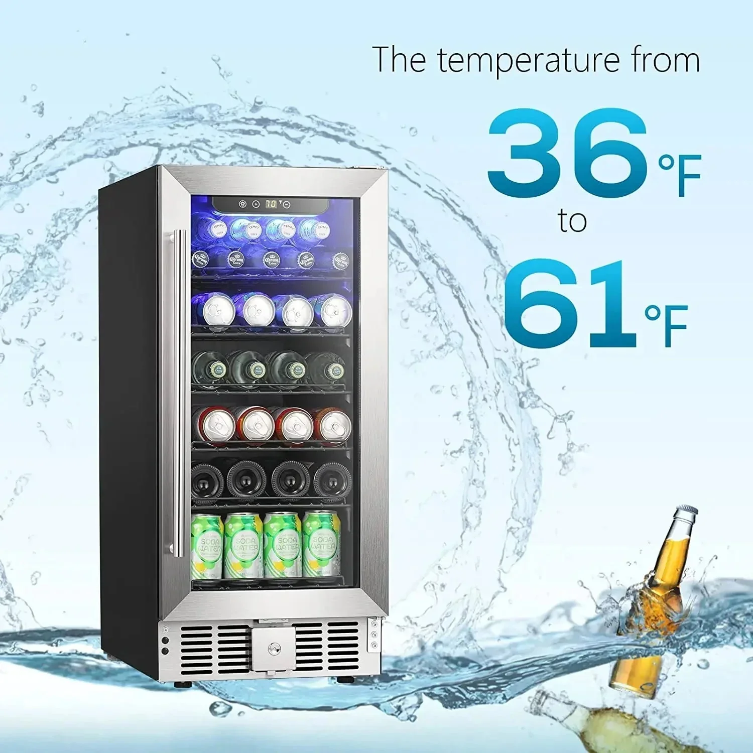 2.9 Cu.Ft Beverage Refrigerator W5885B - Image 7