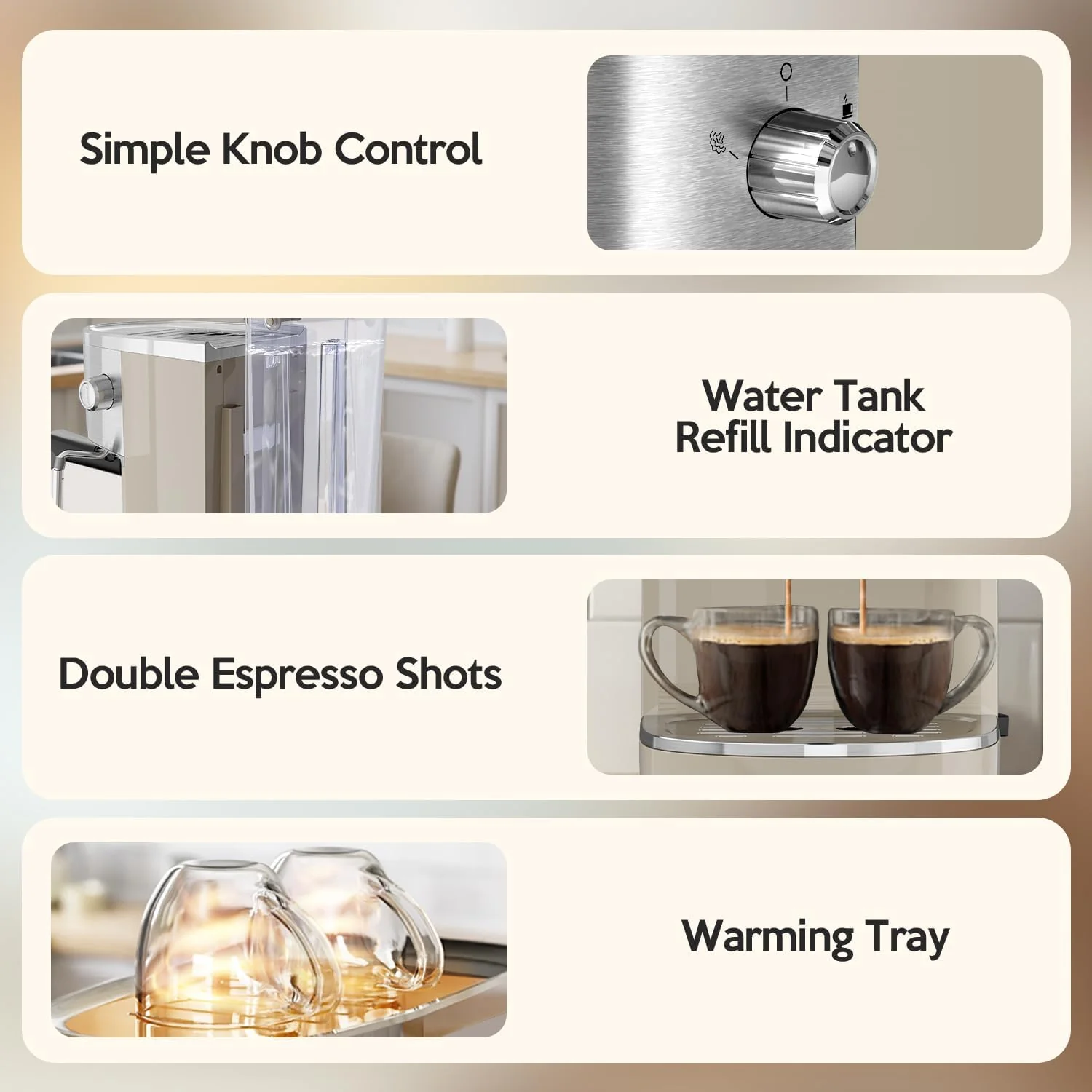 2 in 1 Espresso Machines Support Capsule Coffee Automatic Cappuccino Coffee Maker CM8054 - Image 32