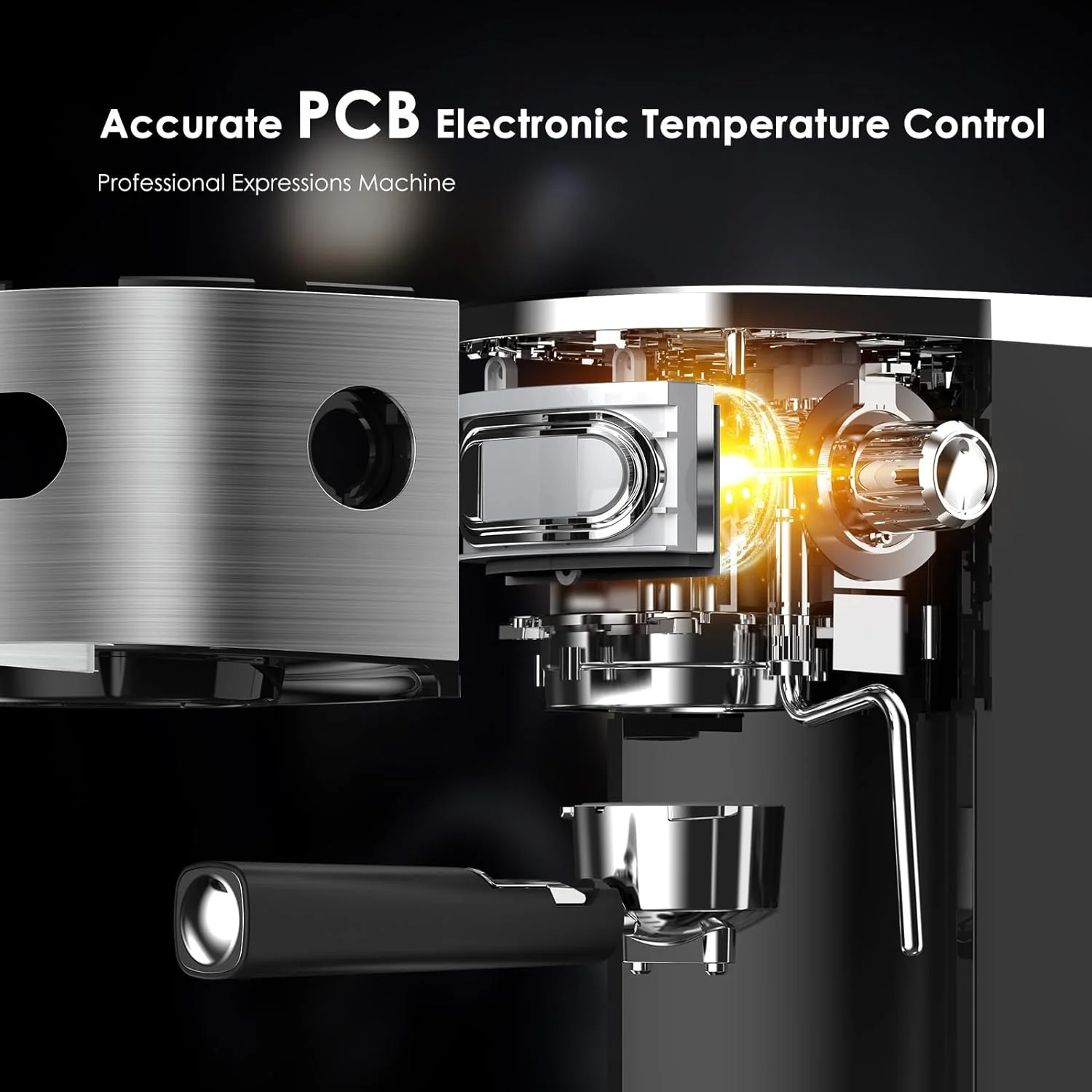 2 in 1 Espresso Machines Support Capsule Coffee Automatic Cappuccino Coffee Maker CM8054 - Image 7