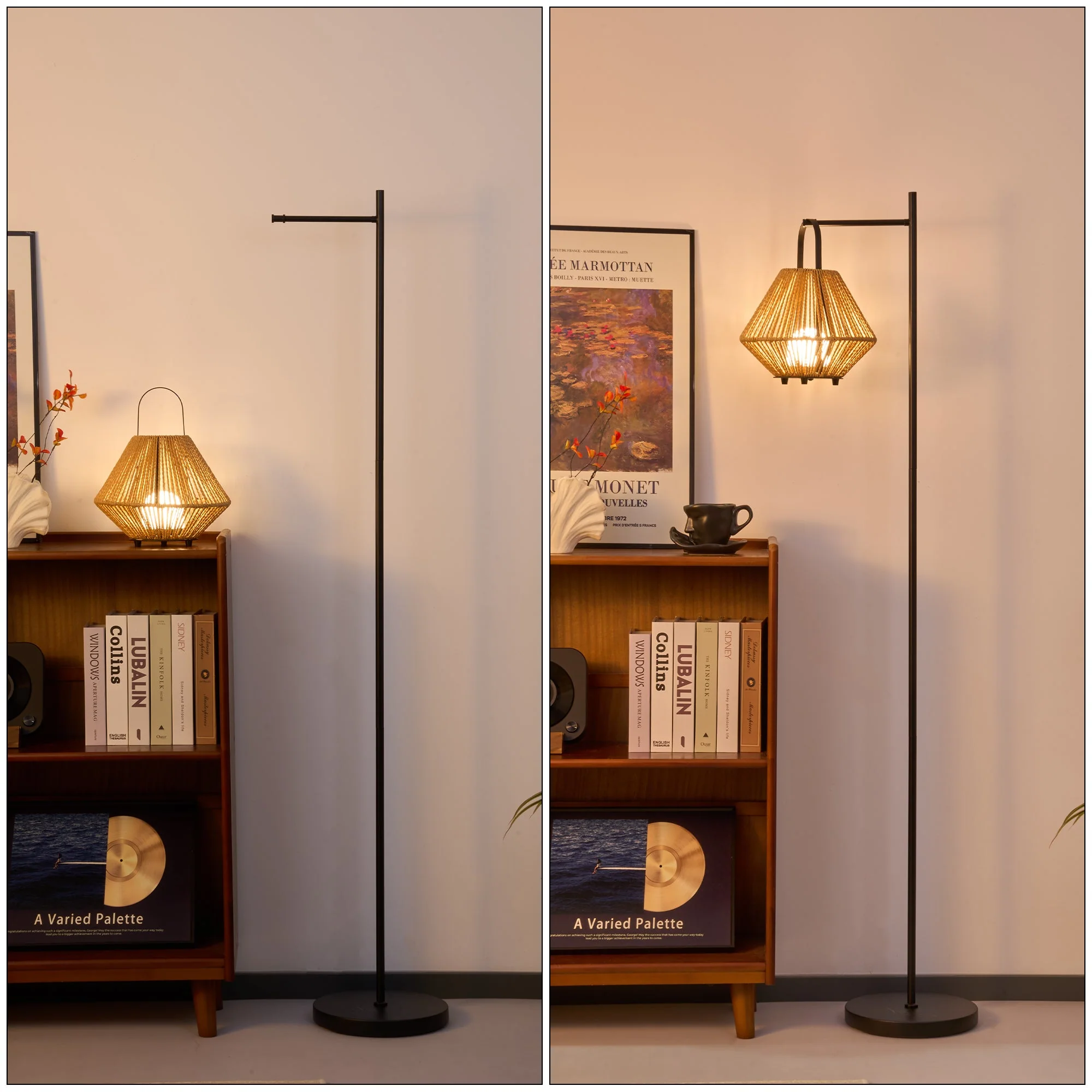 2-in-1 Portable Lantern & Floor Lamp for Indoors & Outdoors - Image 3