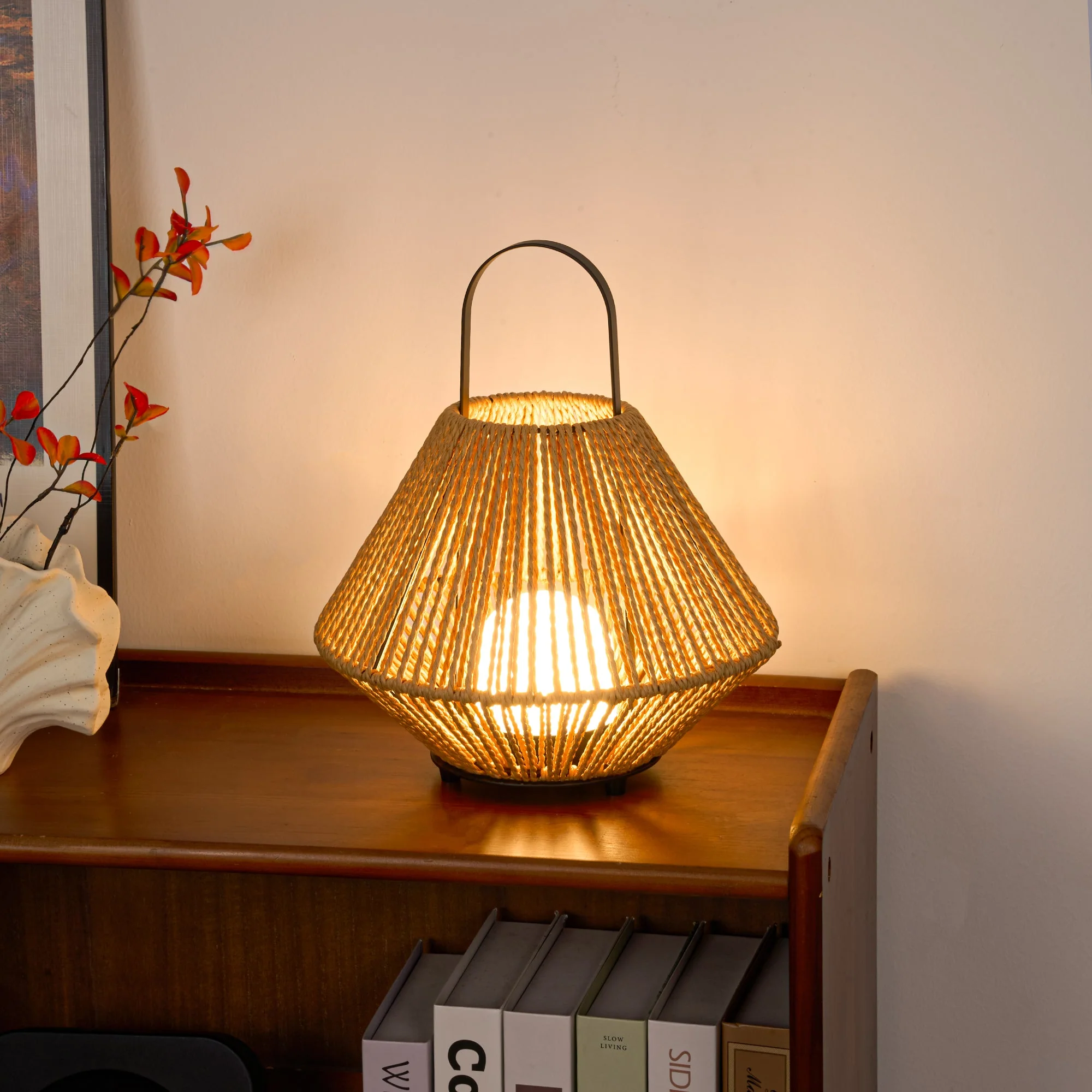 2-in-1 Portable Lantern & Floor Lamp for Indoors & Outdoors - Image 4