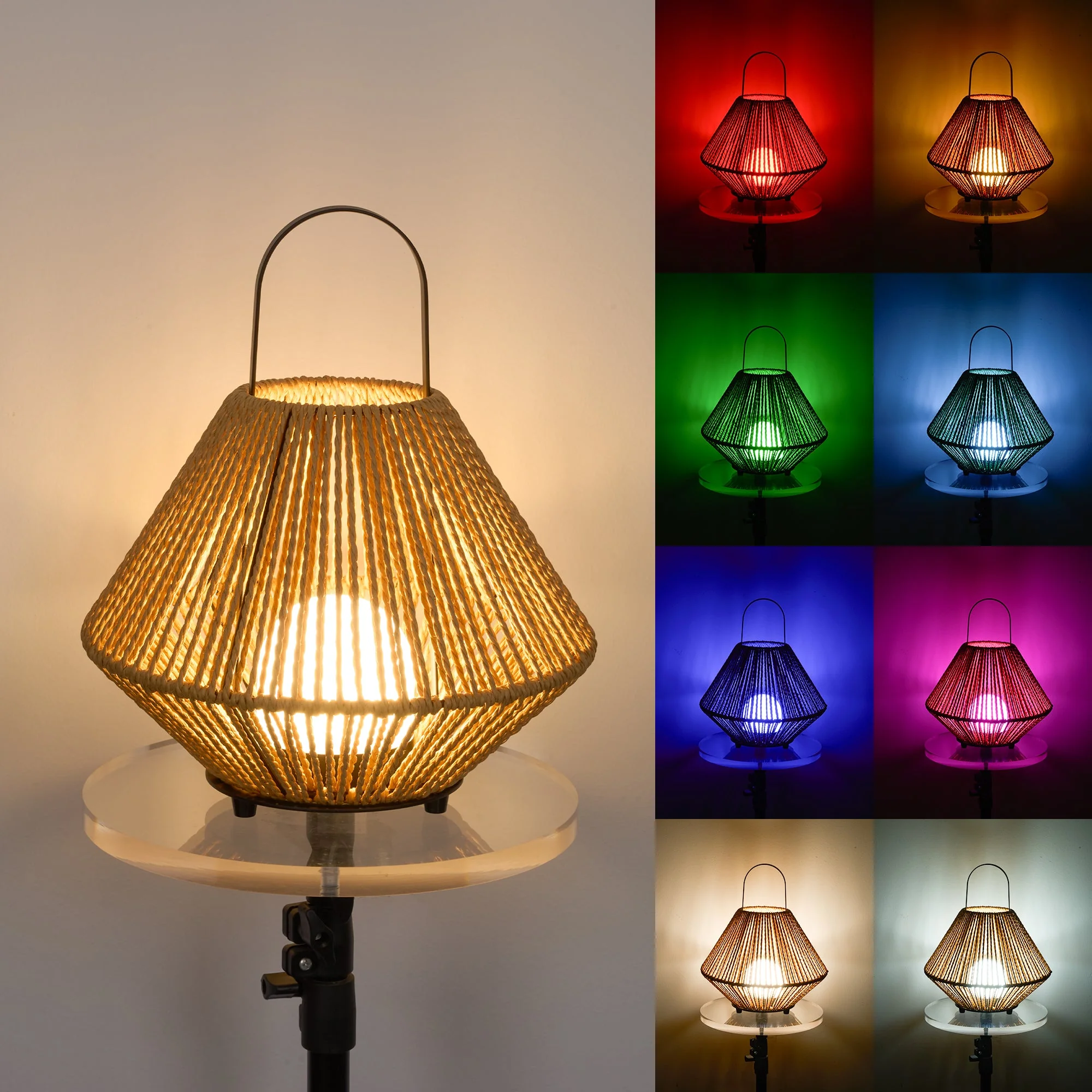 2-in-1 Portable Lantern & Floor Lamp for Indoors & Outdoors - Image 6