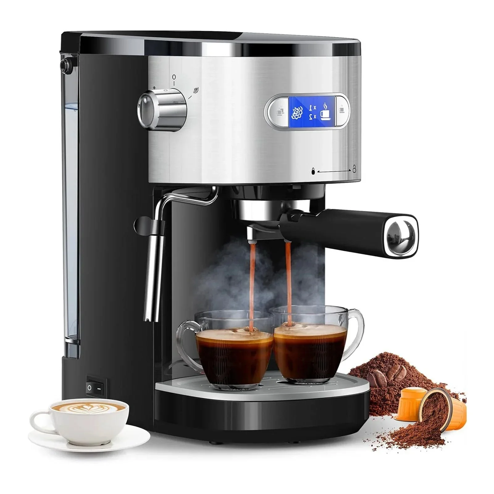 20 Bar Espresso Machines with Grinde CM8031 - Image 16